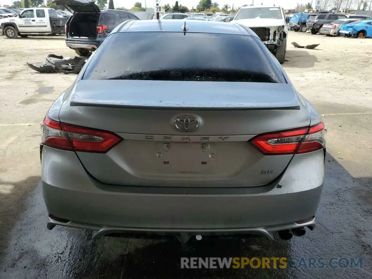 6 fotografías del automóvil dañado 4T1B11HK9KU167398 TOYOTA CAMRY 2019