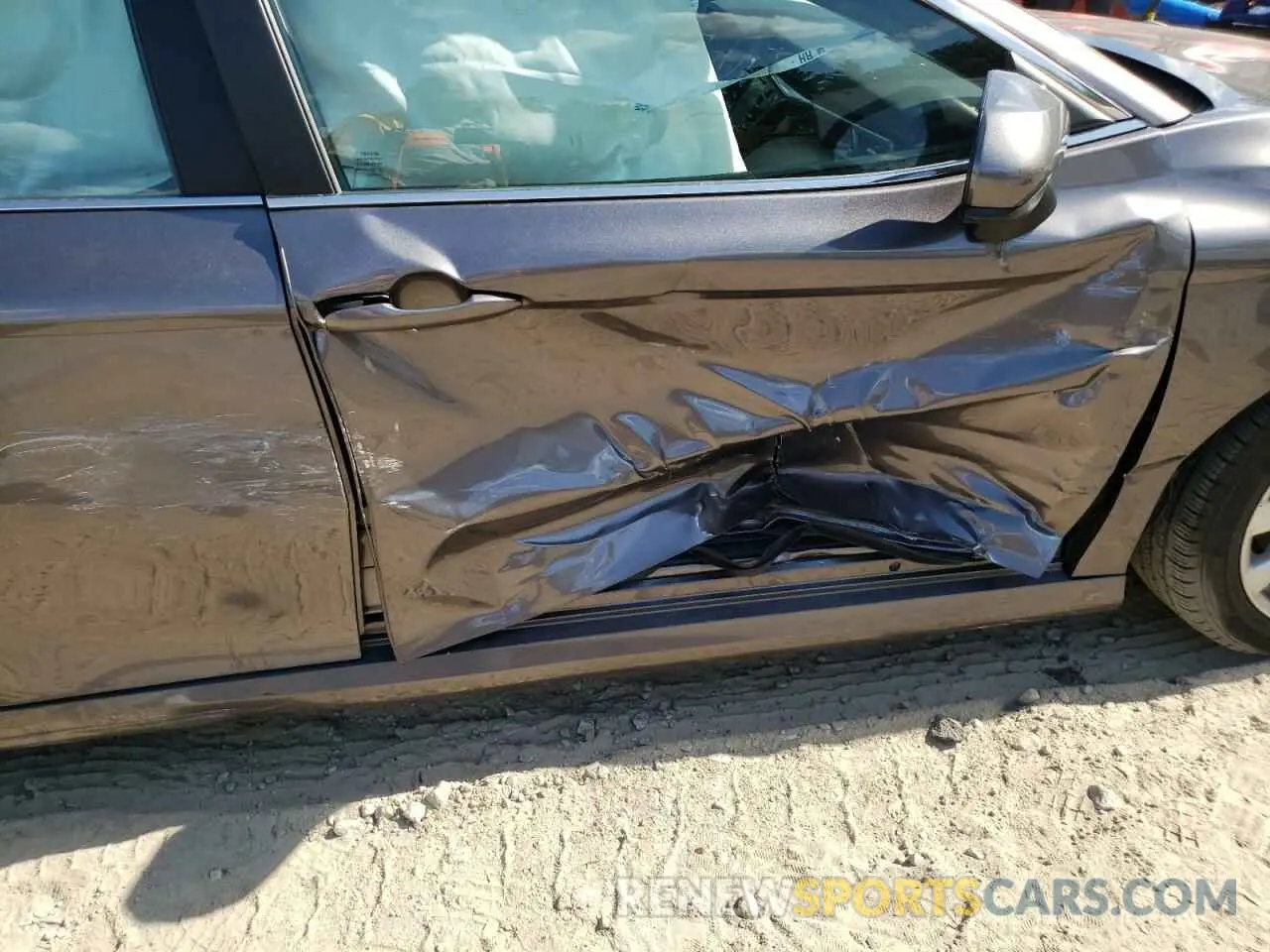 9 fotografías del automóvil dañado 4T1B11HK9KU187649 TOYOTA CAMRY 2019