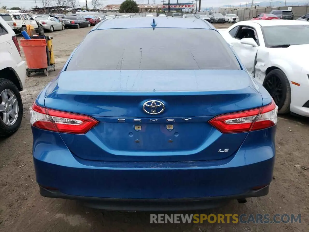 6 fotografías del automóvil dañado 4T1B11HK9KU217233 TOYOTA CAMRY 2019