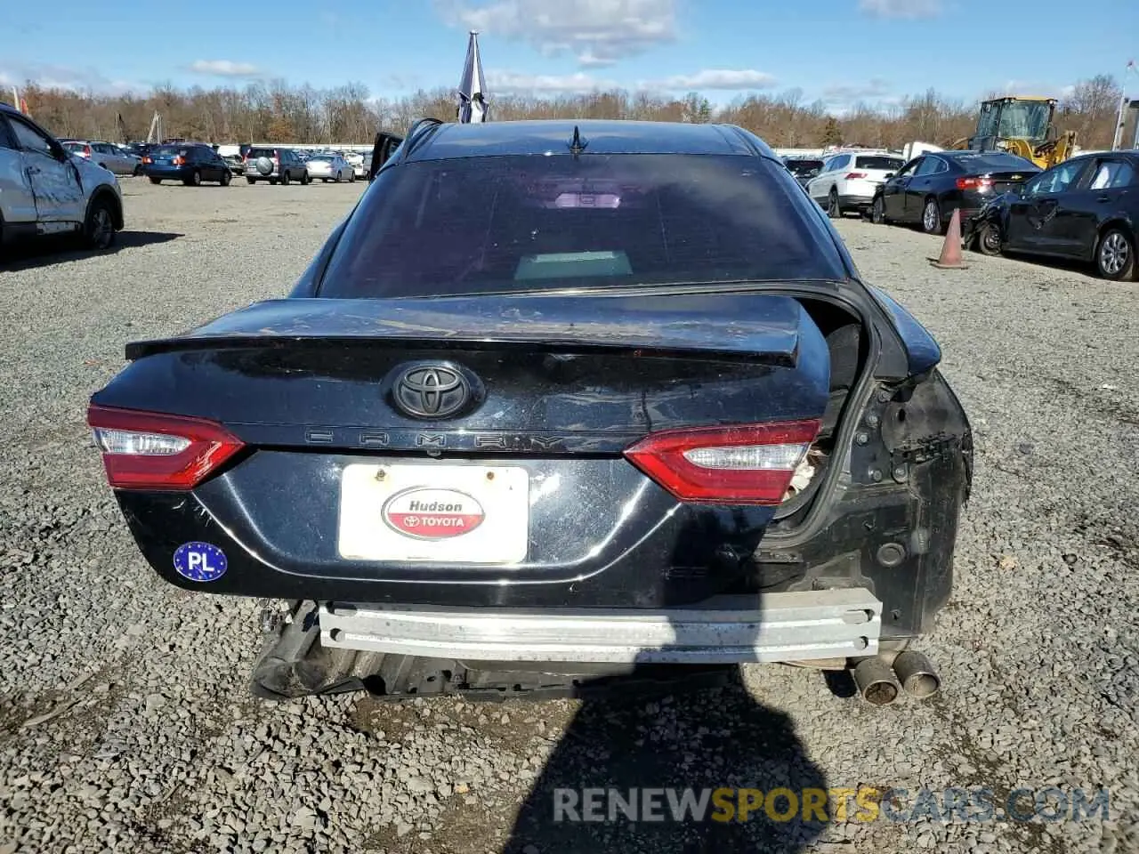 6 fotografías del automóvil dañado 4T1B11HK9KU233691 TOYOTA CAMRY 2019