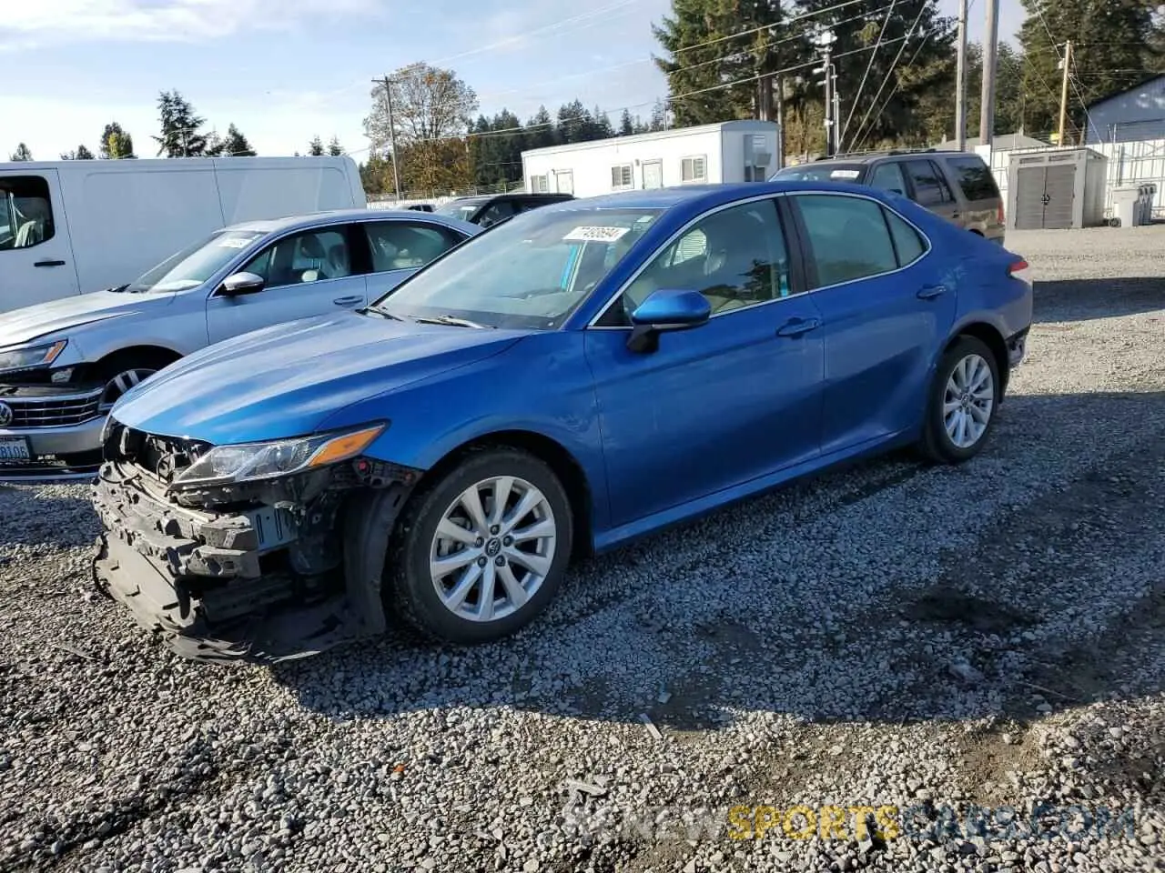 1 fotografías del automóvil dañado 4T1B11HK9KU245436 TOYOTA CAMRY 2019