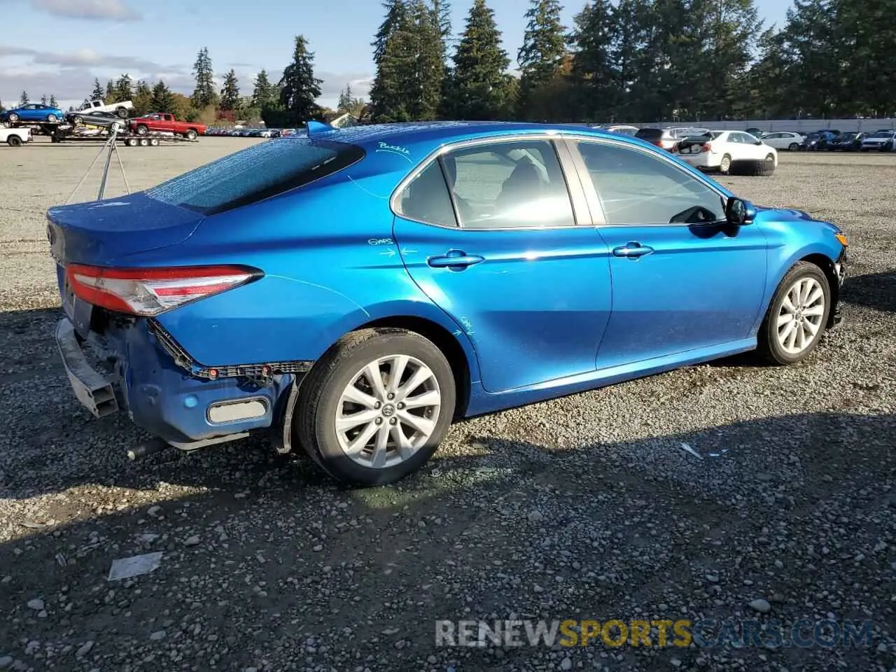 3 fotografías del automóvil dañado 4T1B11HK9KU245436 TOYOTA CAMRY 2019