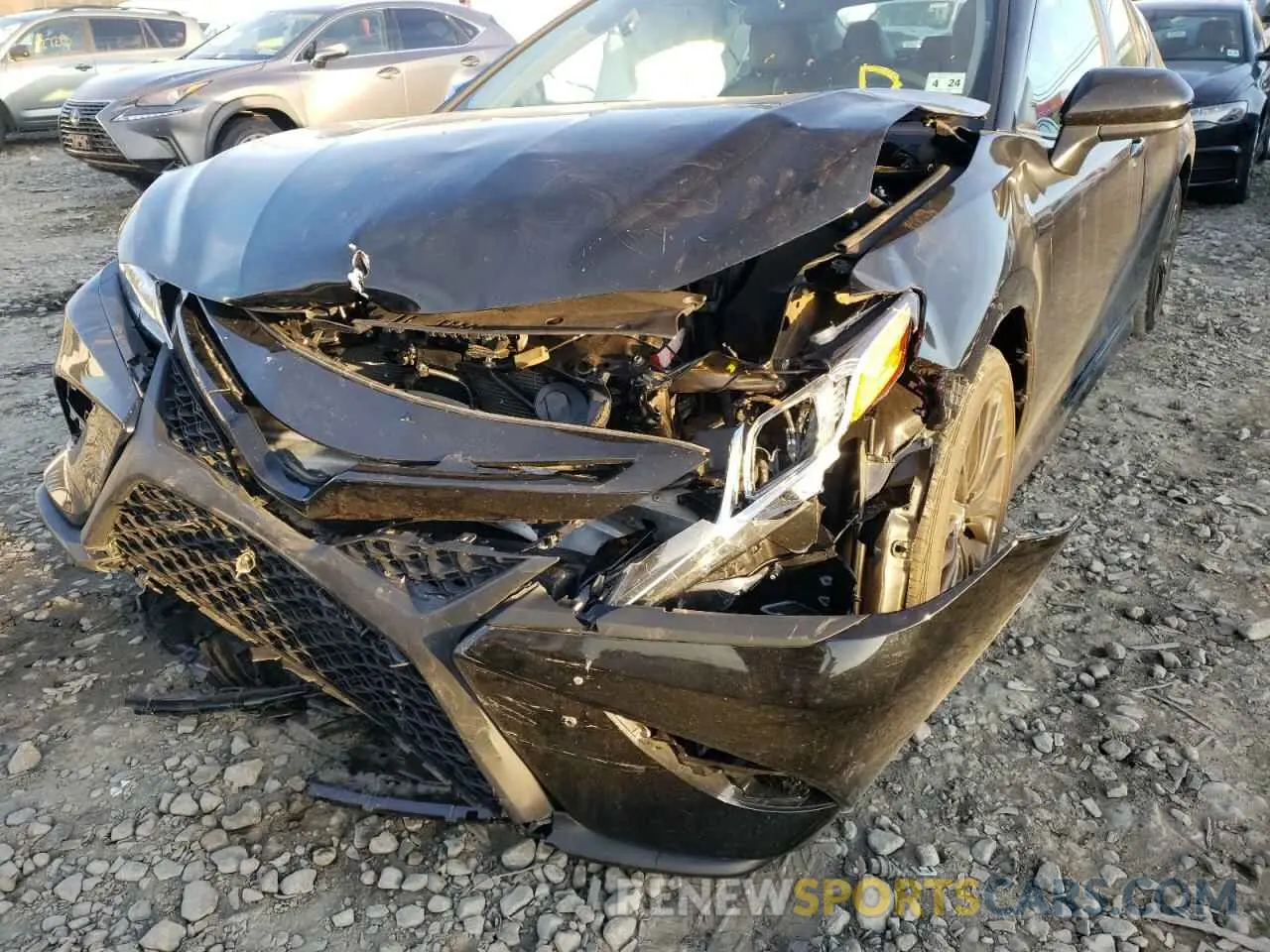 9 fotografías del automóvil dañado 4T1B11HK9KU245906 TOYOTA CAMRY 2019