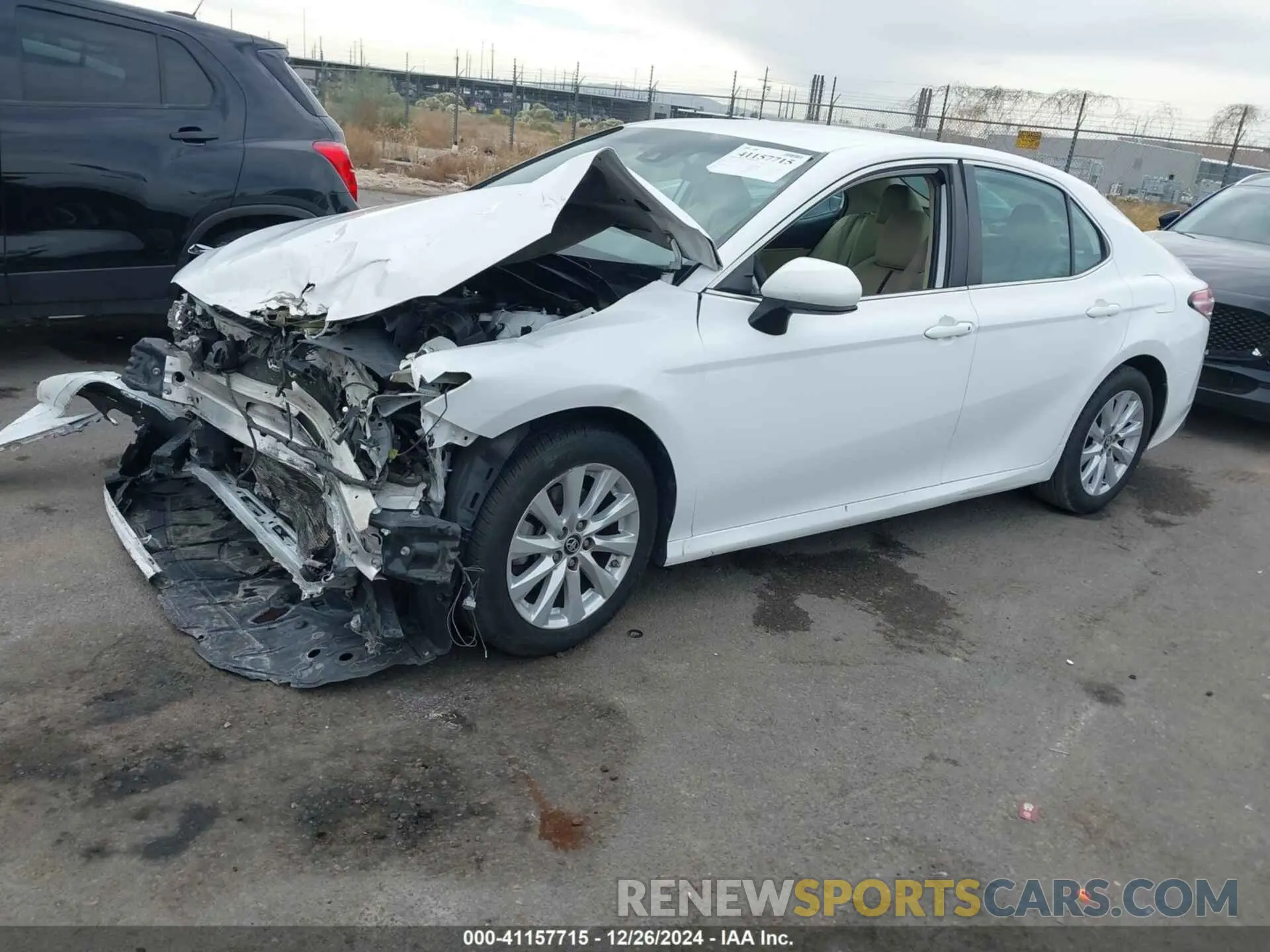 2 fotografías del automóvil dañado 4T1B11HK9KU730532 TOYOTA CAMRY 2019