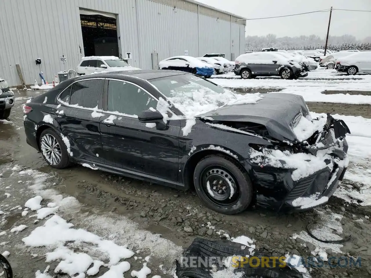 4 fotografías del automóvil dañado 4T1B11HK9KU796451 TOYOTA CAMRY 2019