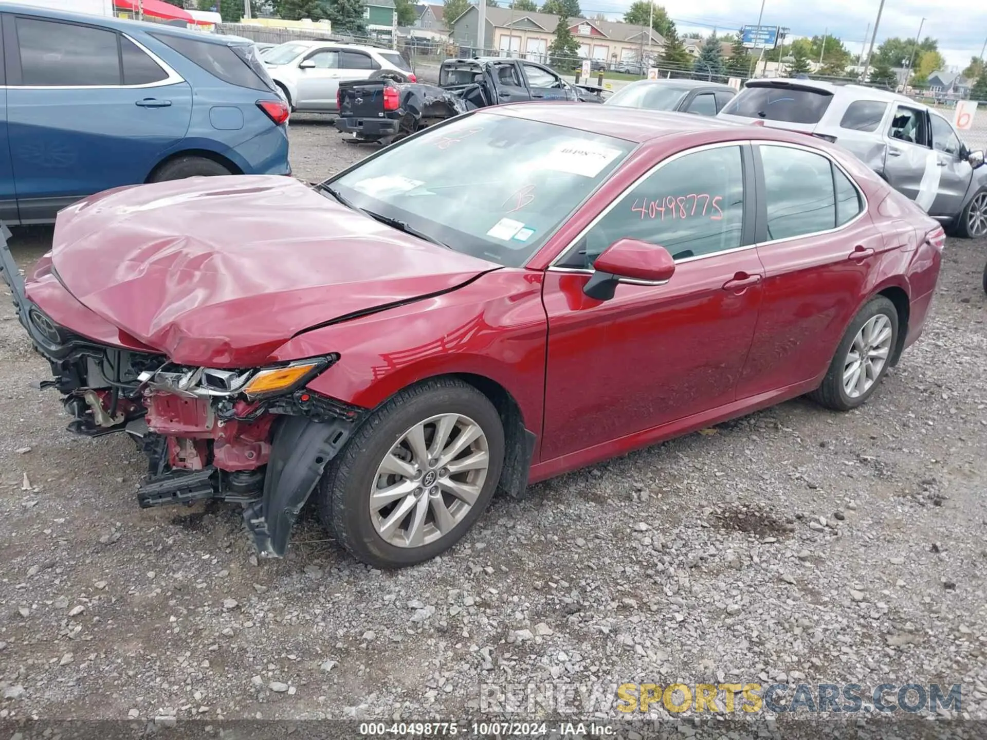 2 fotografías del automóvil dañado 4T1B11HK9KU808646 TOYOTA CAMRY 2019
