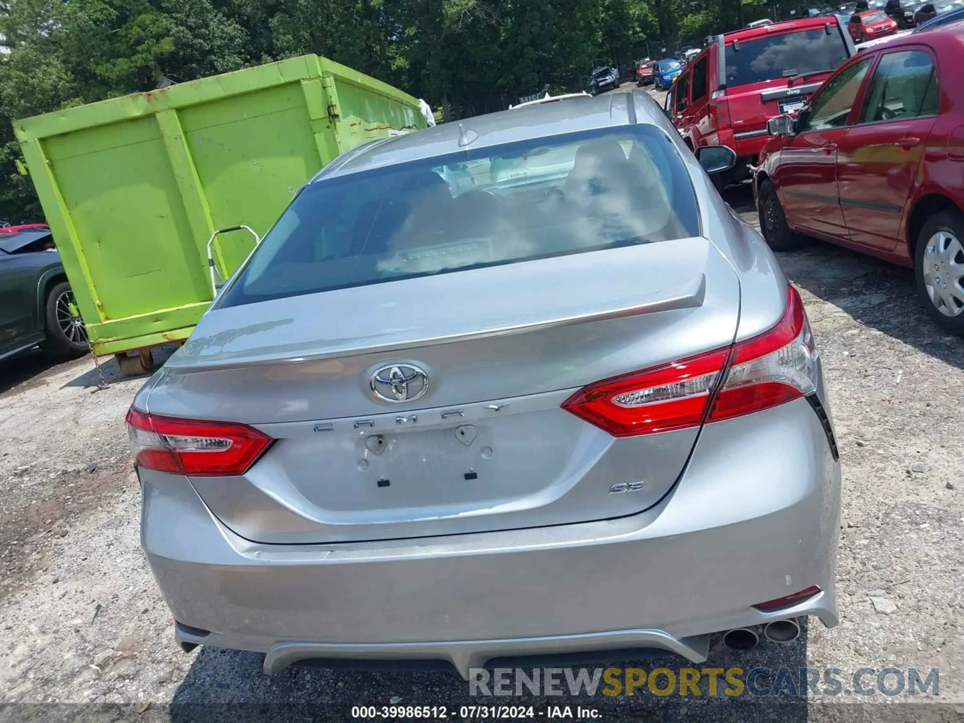 16 fotografías del automóvil dañado 4T1B11HK9KU812728 TOYOTA CAMRY 2019