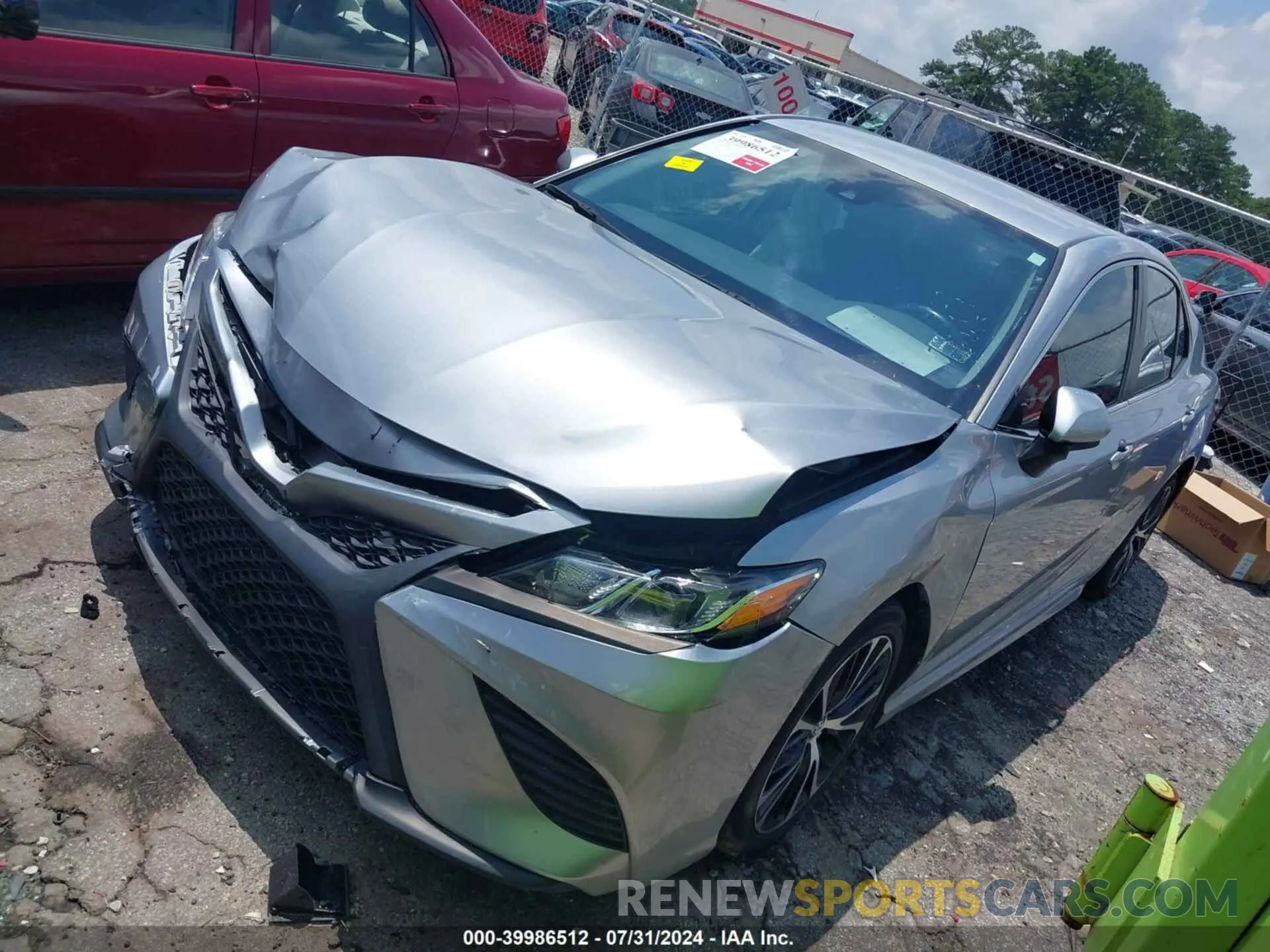 2 fotografías del automóvil dañado 4T1B11HK9KU812728 TOYOTA CAMRY 2019