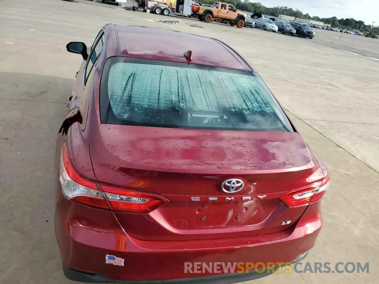 6 fotografías del automóvil dañado 4T1B11HK9KU814687 TOYOTA CAMRY 2019