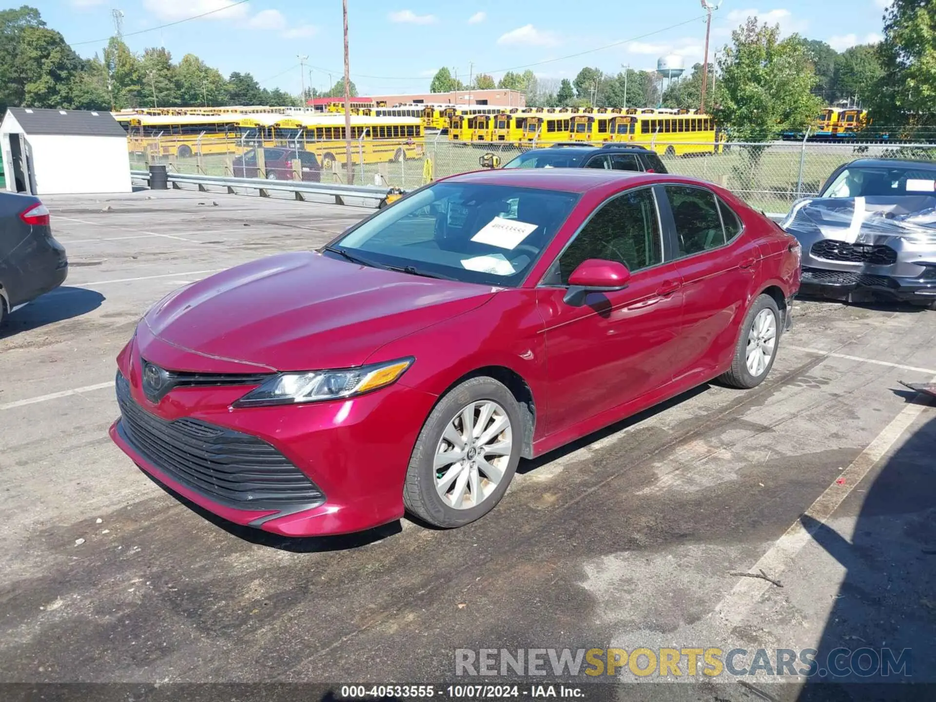 2 fotografías del automóvil dañado 4T1B11HK9KU845180 TOYOTA CAMRY 2019