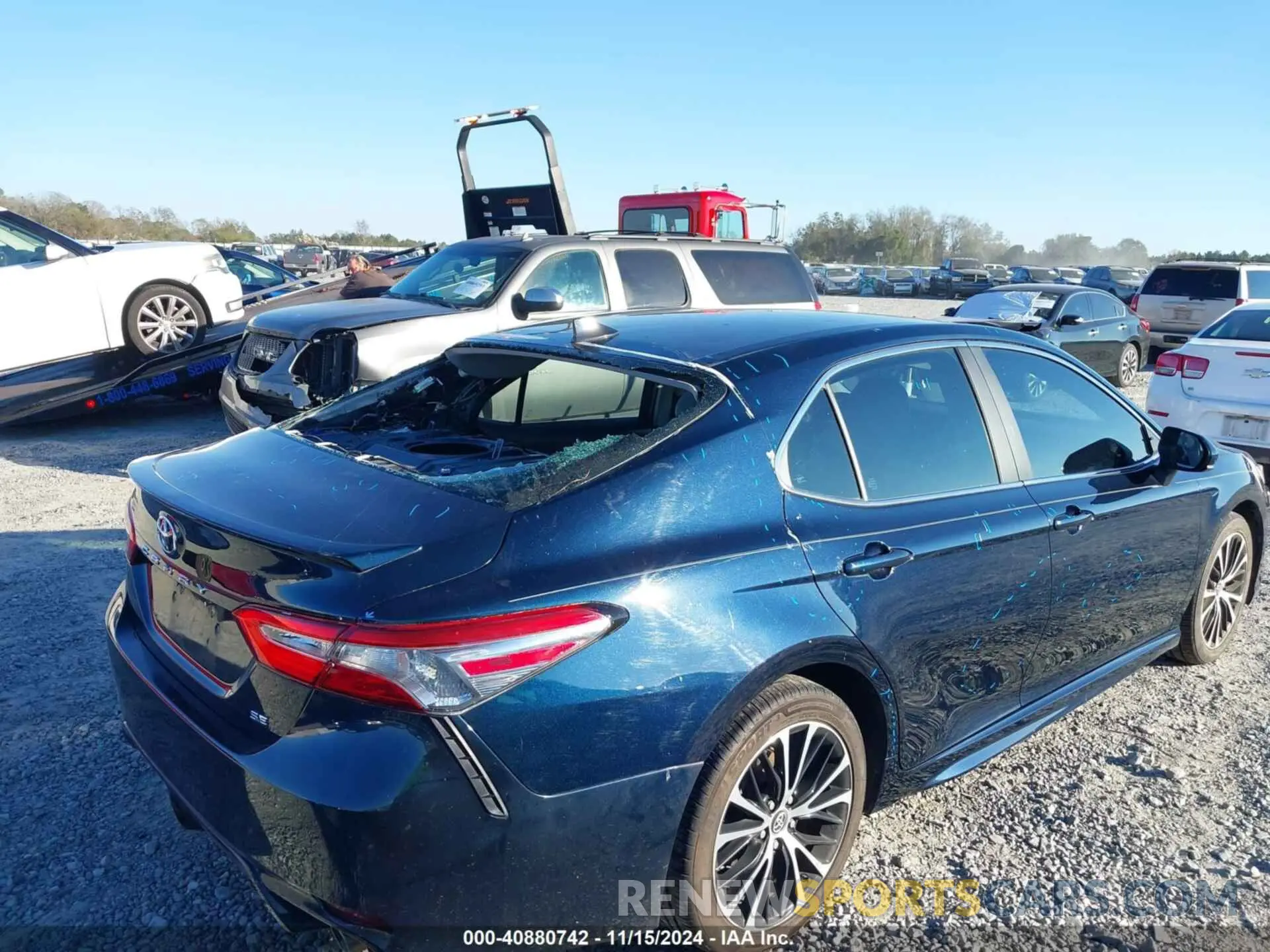 6 fotografías del automóvil dañado 4T1B11HK9KU850380 TOYOTA CAMRY 2019