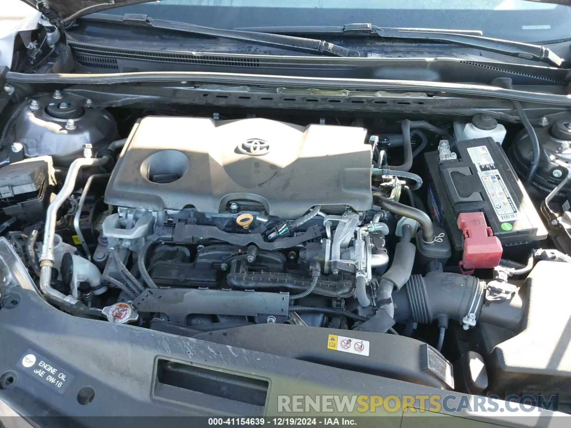 10 fotografías del automóvil dañado 4T1B11HKXKU161416 TOYOTA CAMRY 2019