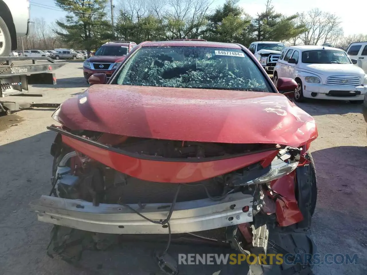 5 fotografías del automóvil dañado 4T1B11HKXKU163229 TOYOTA CAMRY 2019