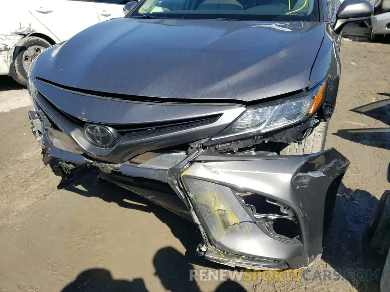 9 fotografías del automóvil dañado 4T1B11HKXKU164851 TOYOTA CAMRY 2019