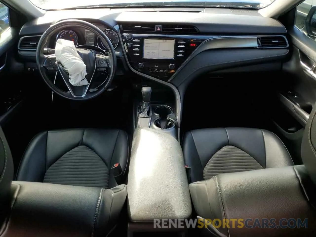 8 fotografías del automóvil dañado 4T1B11HKXKU168351 TOYOTA CAMRY 2019