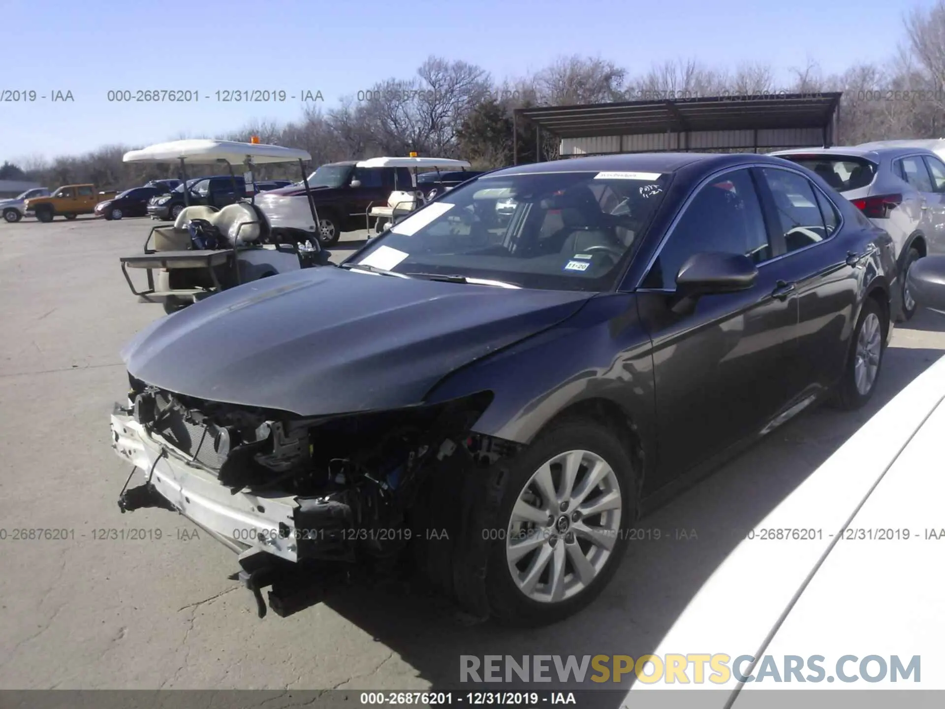 2 fotografías del automóvil dañado 4T1B11HKXKU194304 TOYOTA CAMRY 2019