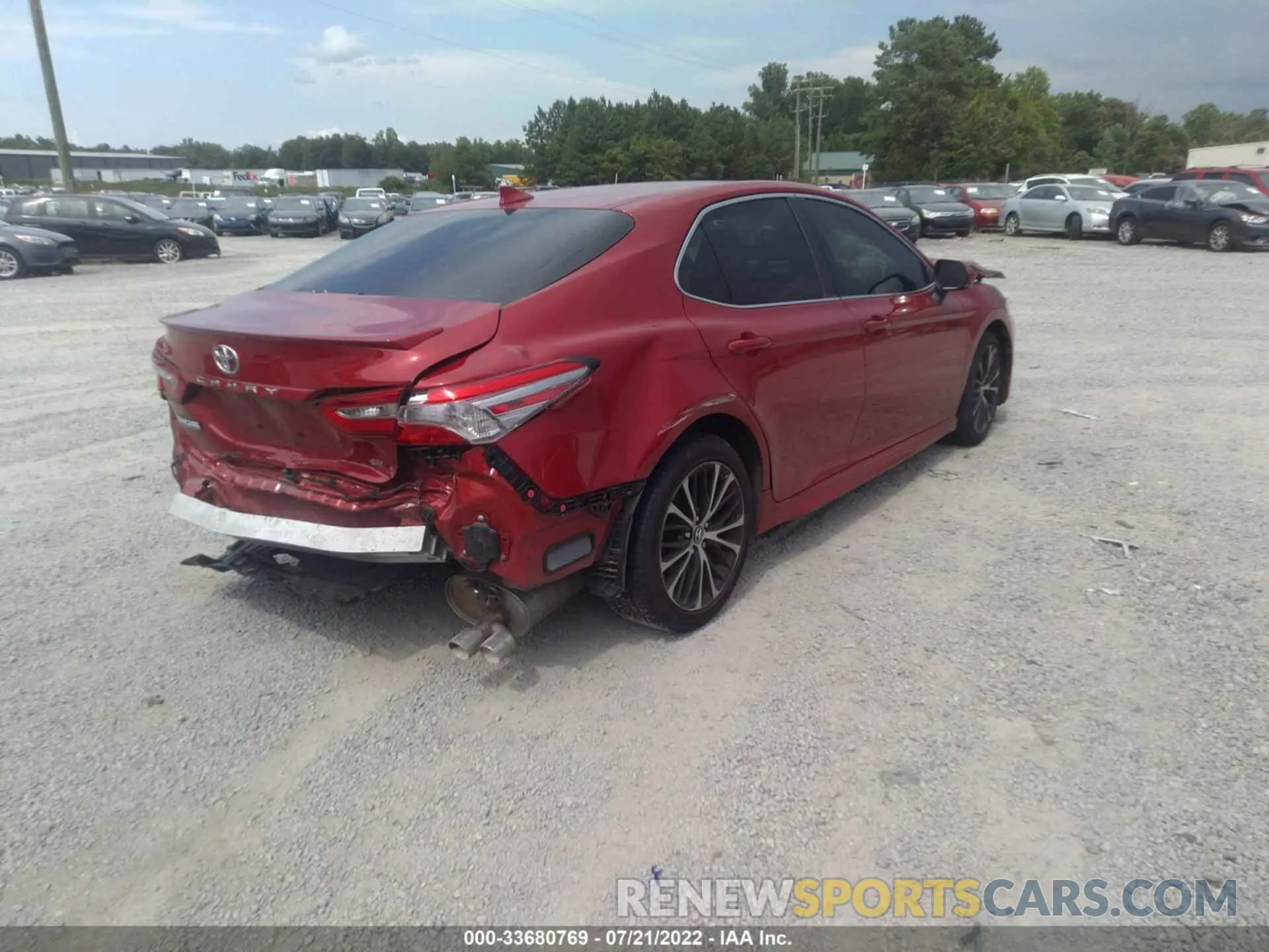 4 fotografías del automóvil dañado 4T1B11HKXKU211134 TOYOTA CAMRY 2019