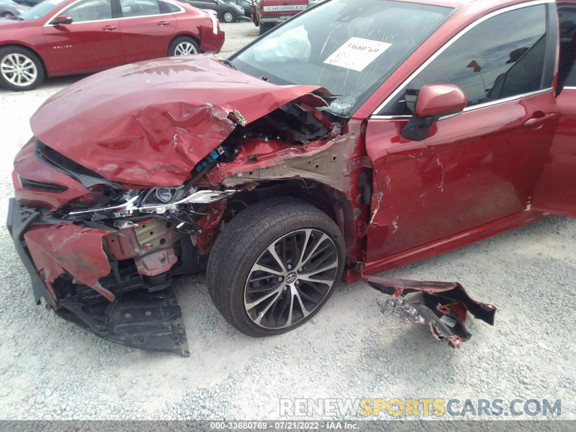 6 fotografías del automóvil dañado 4T1B11HKXKU211134 TOYOTA CAMRY 2019