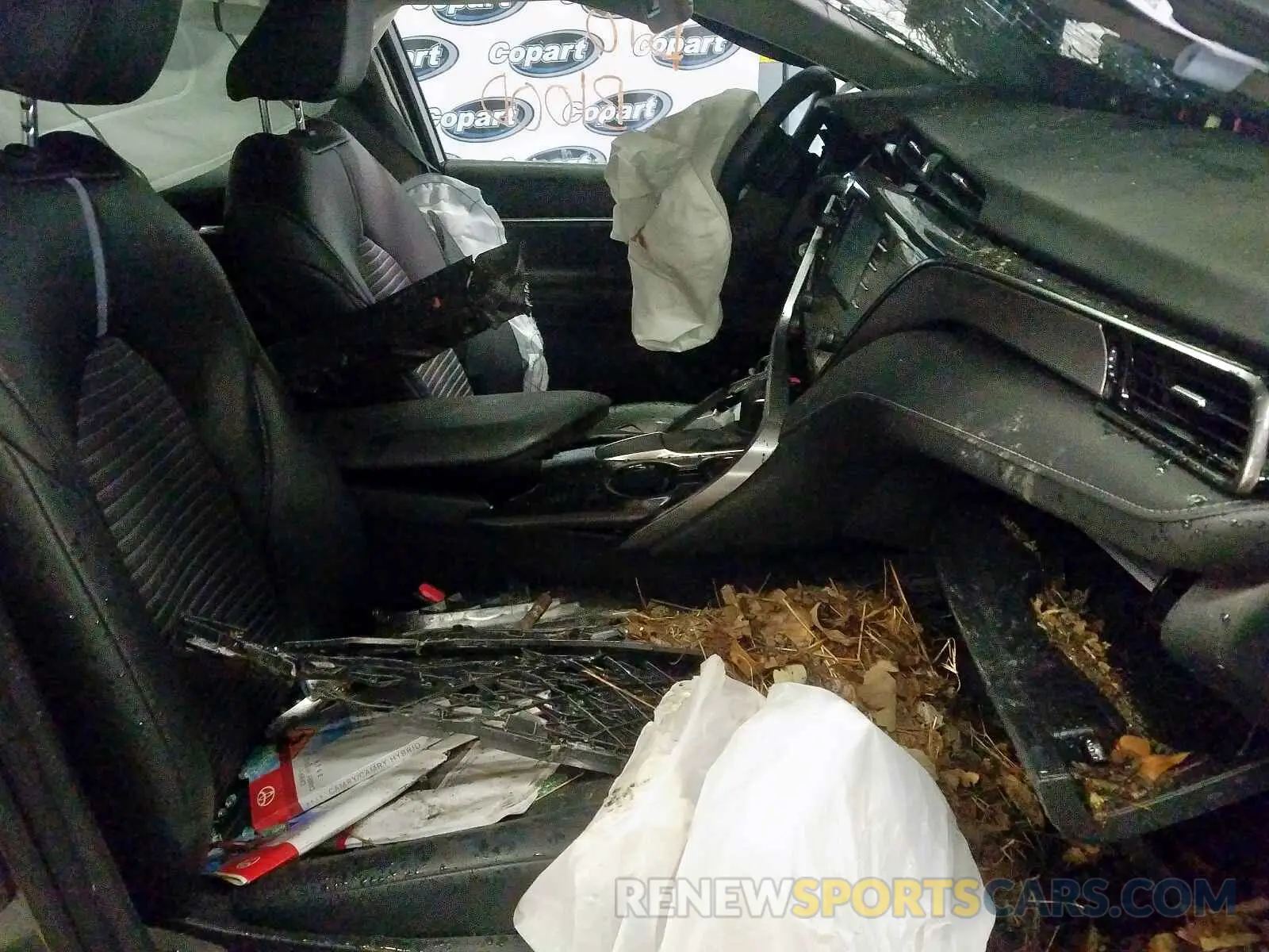 5 fotografías del automóvil dañado 4T1B11HKXKU231979 TOYOTA CAMRY 2019