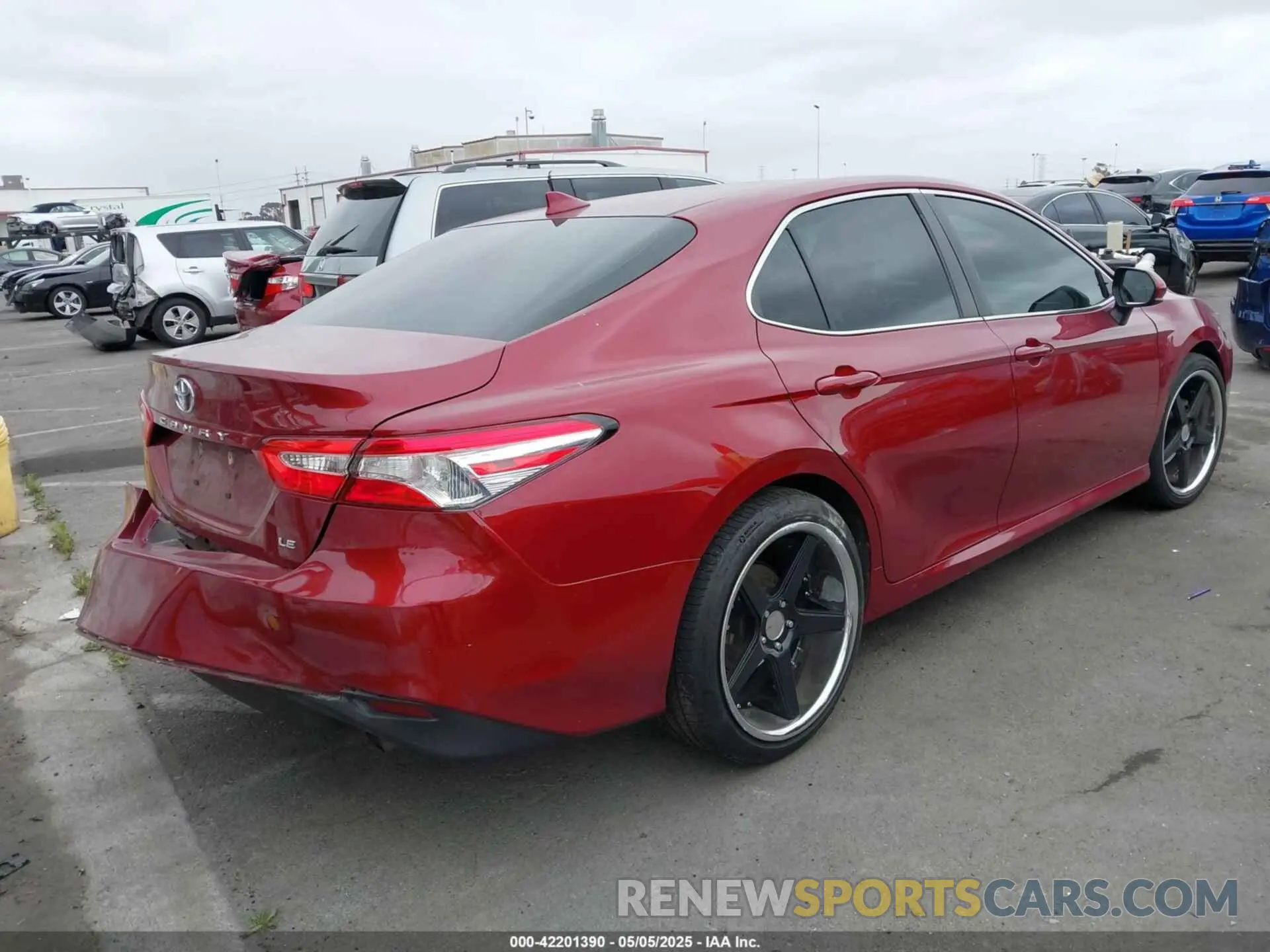 4 fotografías del automóvil dañado 4T1B11HKXKU243453 TOYOTA CAMRY 2019