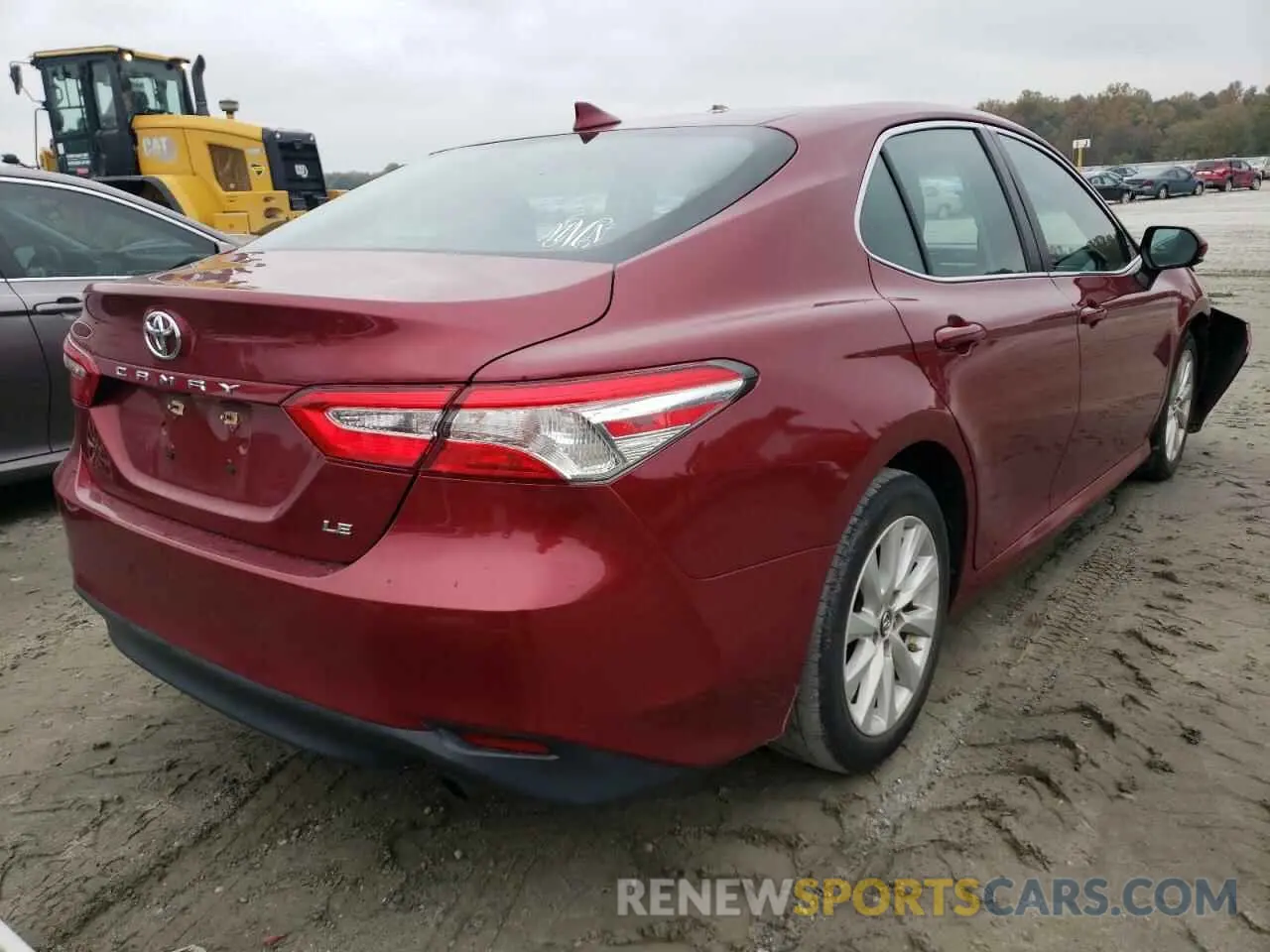 4 fotografías del automóvil dañado 4T1B11HKXKU683723 TOYOTA CAMRY 2019