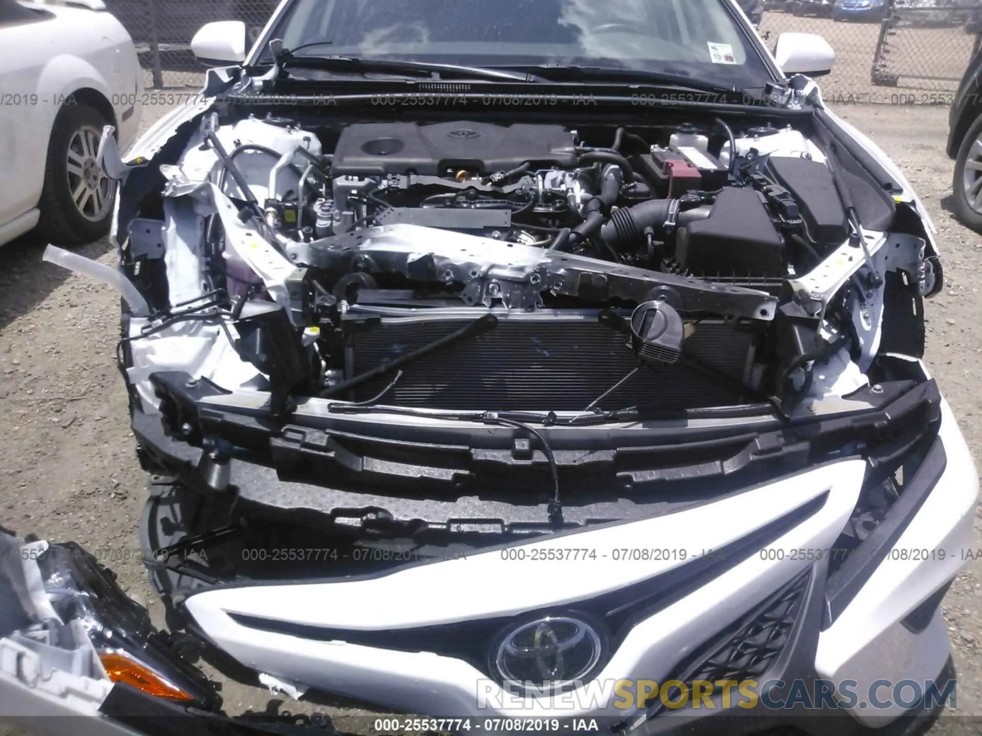 6 fotografías del automóvil dañado 4T1B11HKXKU683950 TOYOTA CAMRY 2019