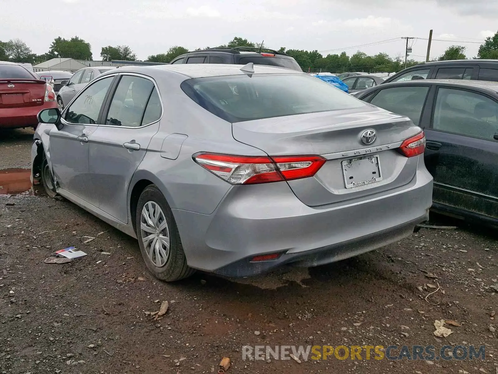 3 fotografías del automóvil dañado 4T1B11HKXKU713514 TOYOTA CAMRY 2019