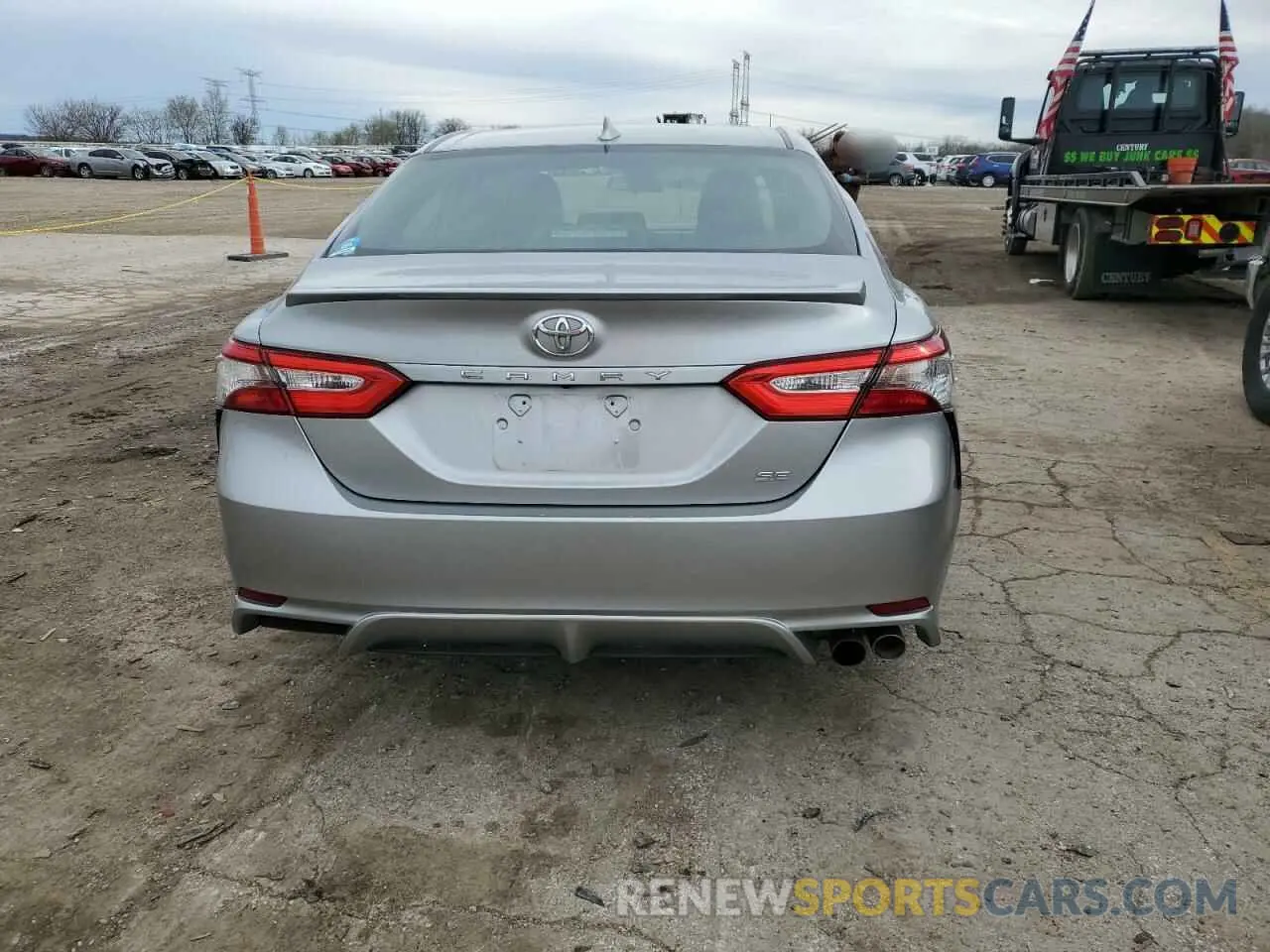 6 fotografías del automóvil dañado 4T1B11HKXKU752040 TOYOTA CAMRY 2019