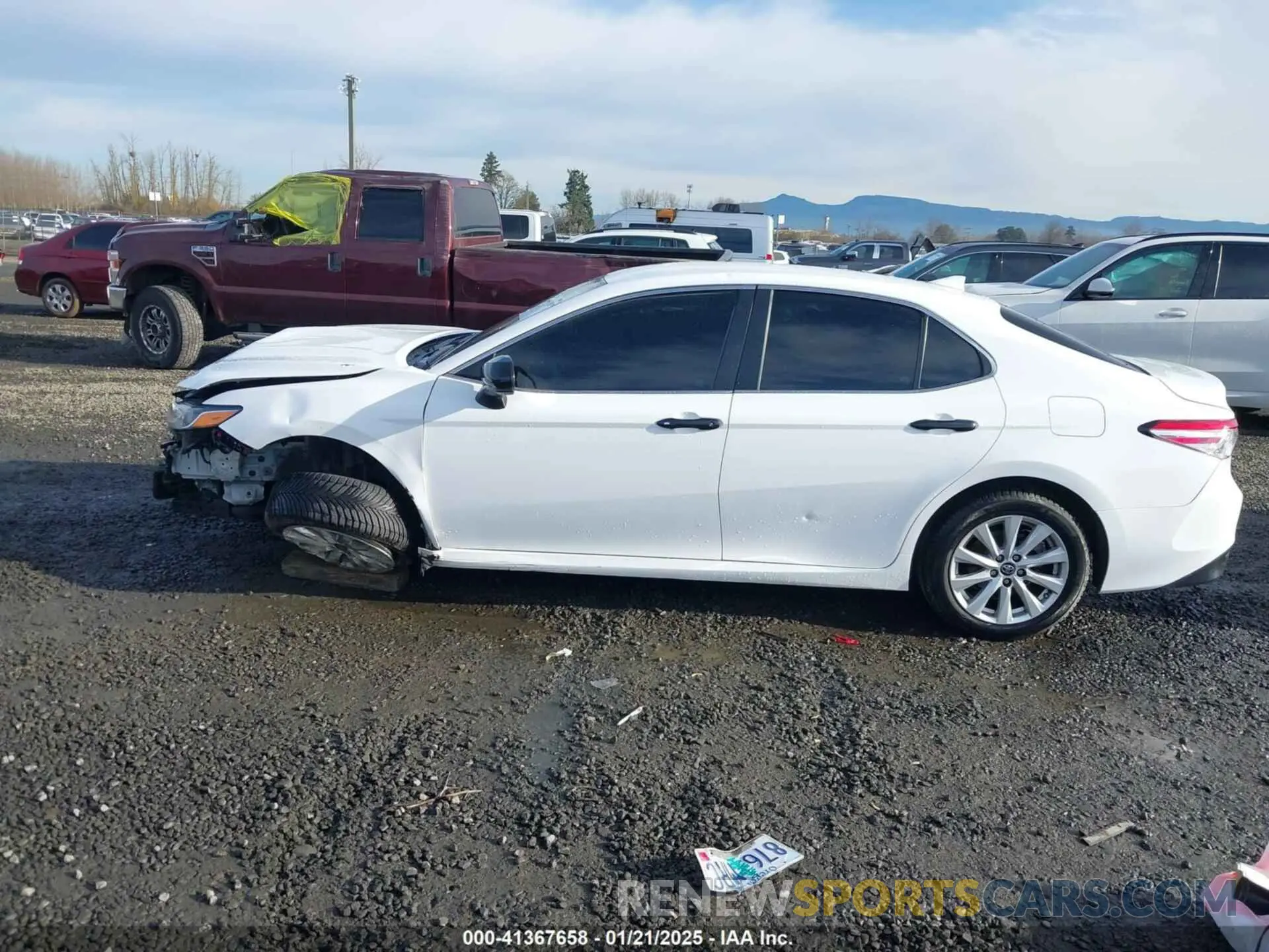 15 fotografías del automóvil dañado 4T1B11HKXKU754936 TOYOTA CAMRY 2019