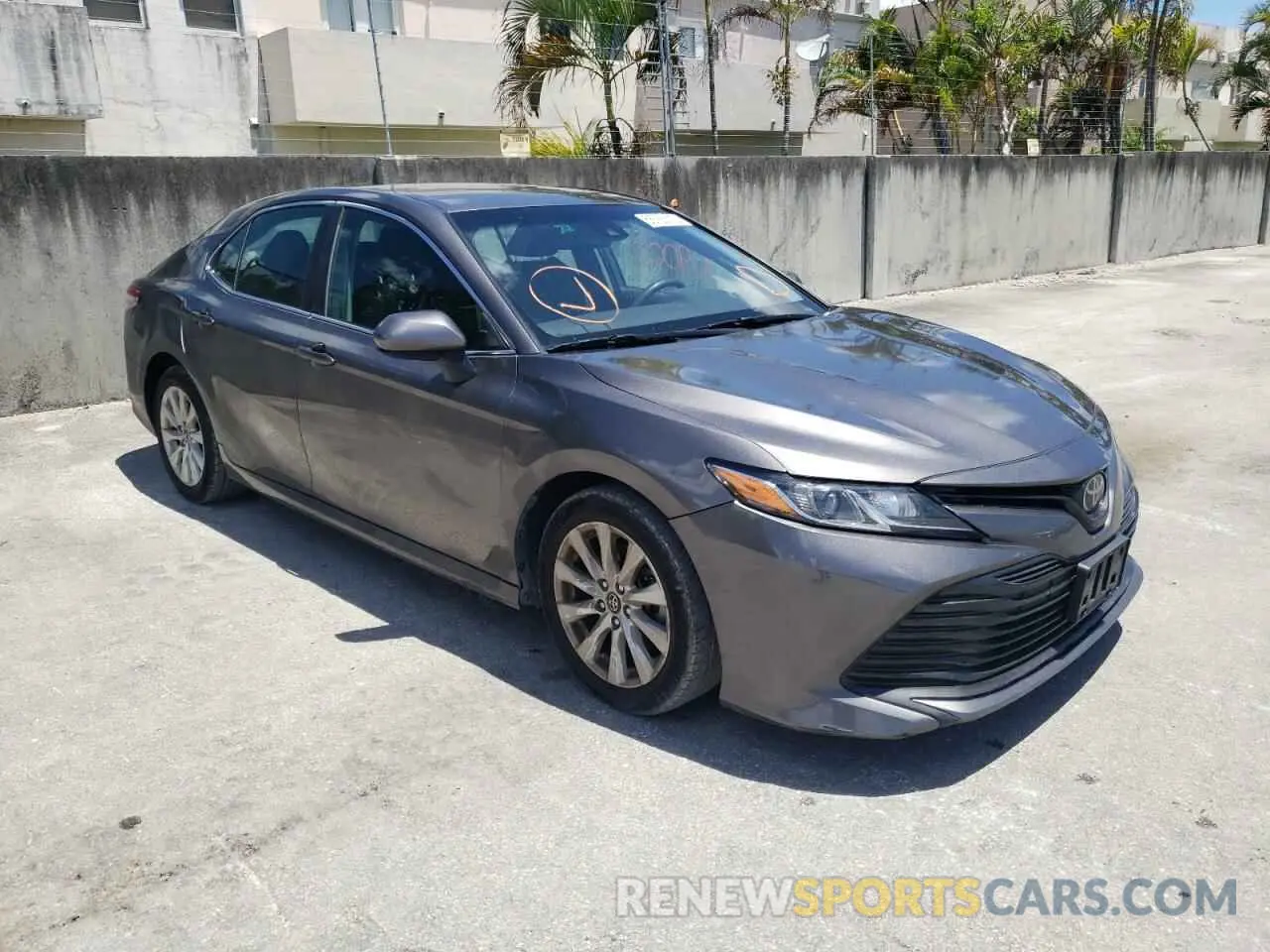 1 fotografías del automóvil dañado 4T1B11HKXKU774653 TOYOTA CAMRY 2019