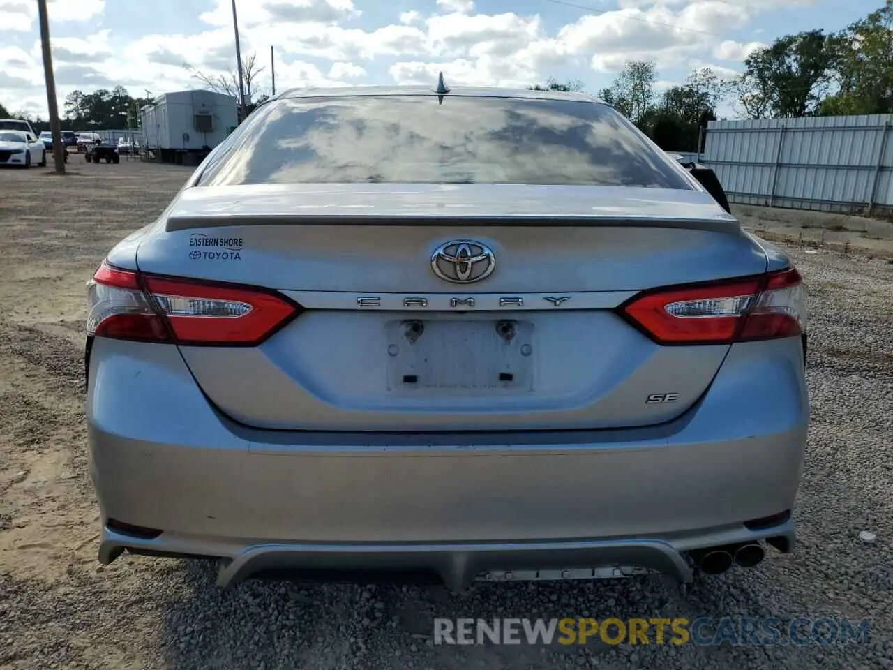 6 fotografías del automóvil dañado 4T1B11HKXKU786916 TOYOTA CAMRY 2019