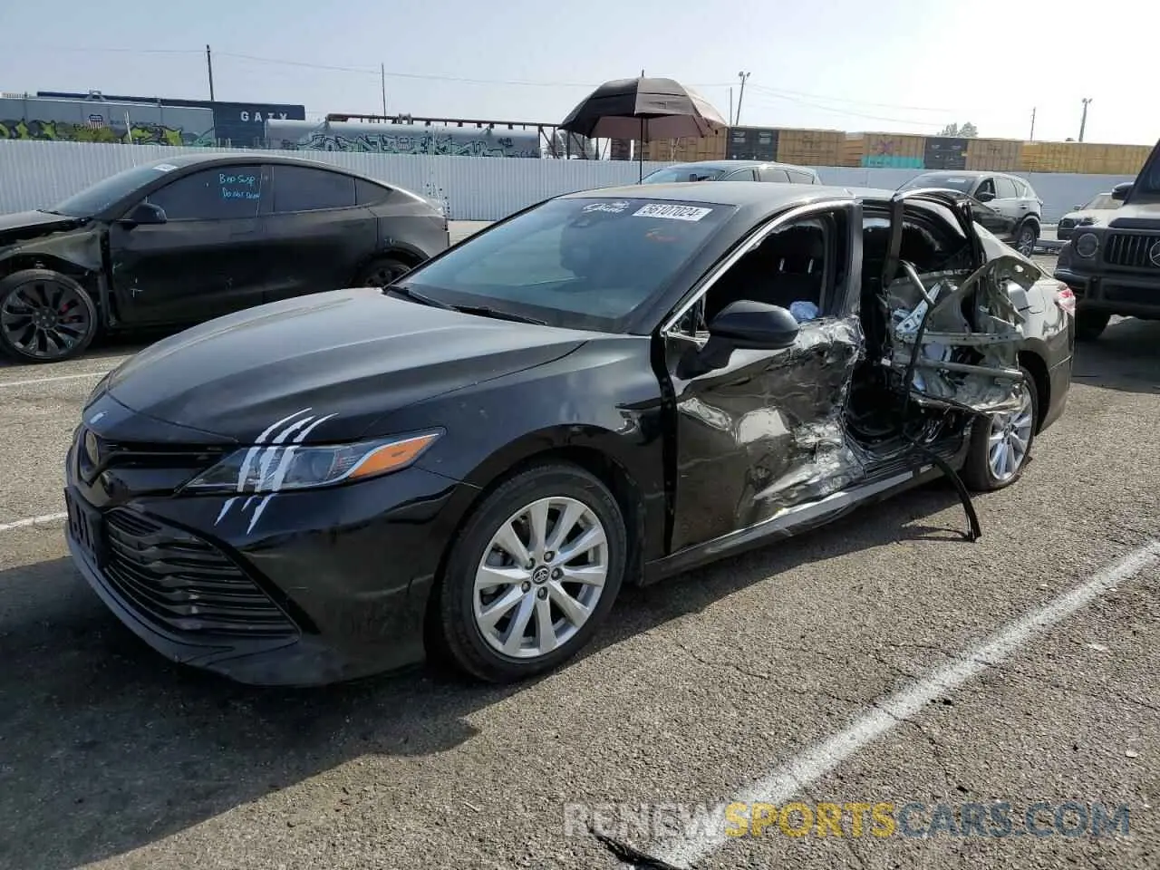 1 fotografías del automóvil dañado 4T1B11HKXKU808249 TOYOTA CAMRY 2019