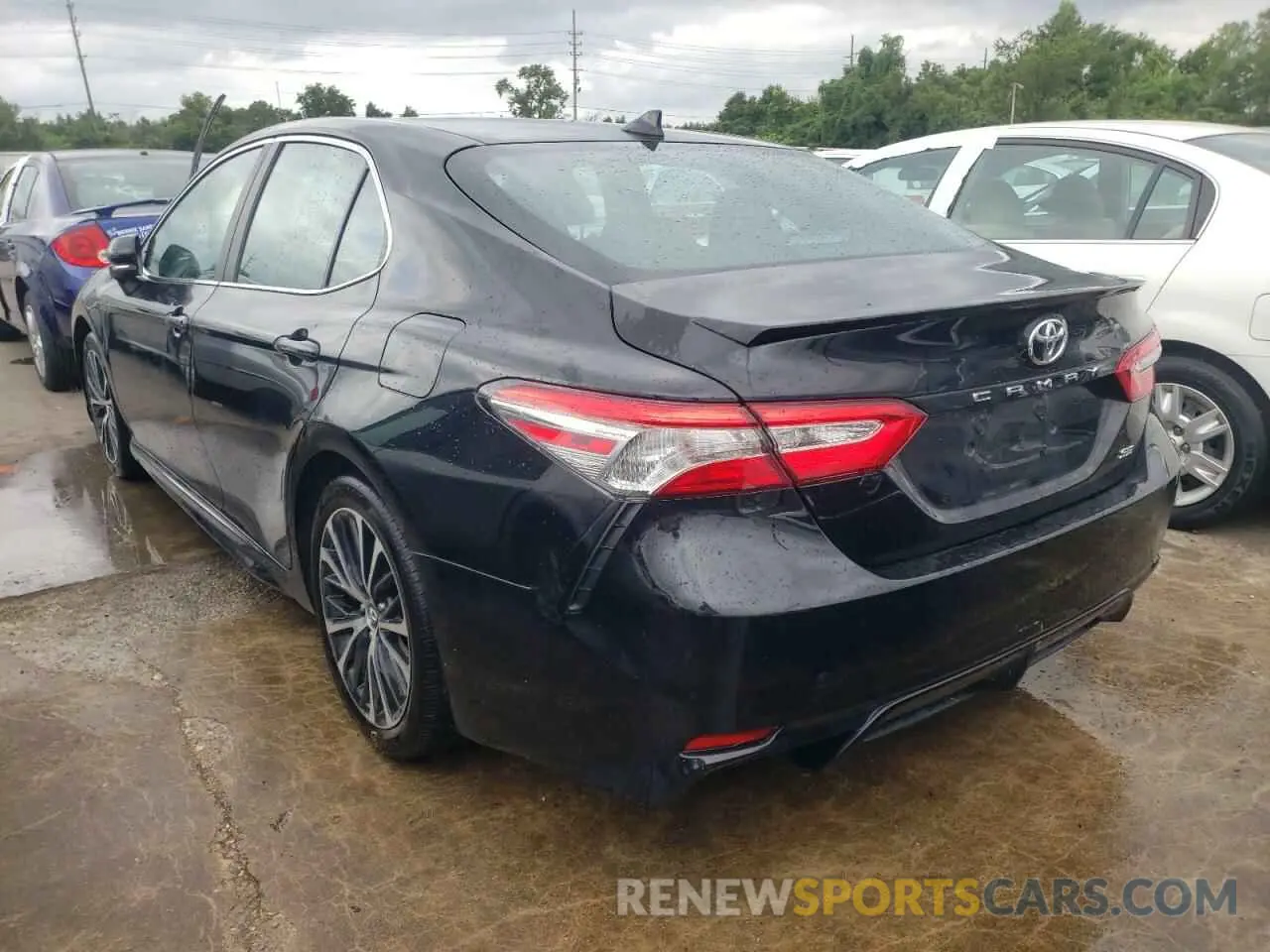 3 fotografías del automóvil dañado 4T1B11HKXKU823124 TOYOTA CAMRY 2019