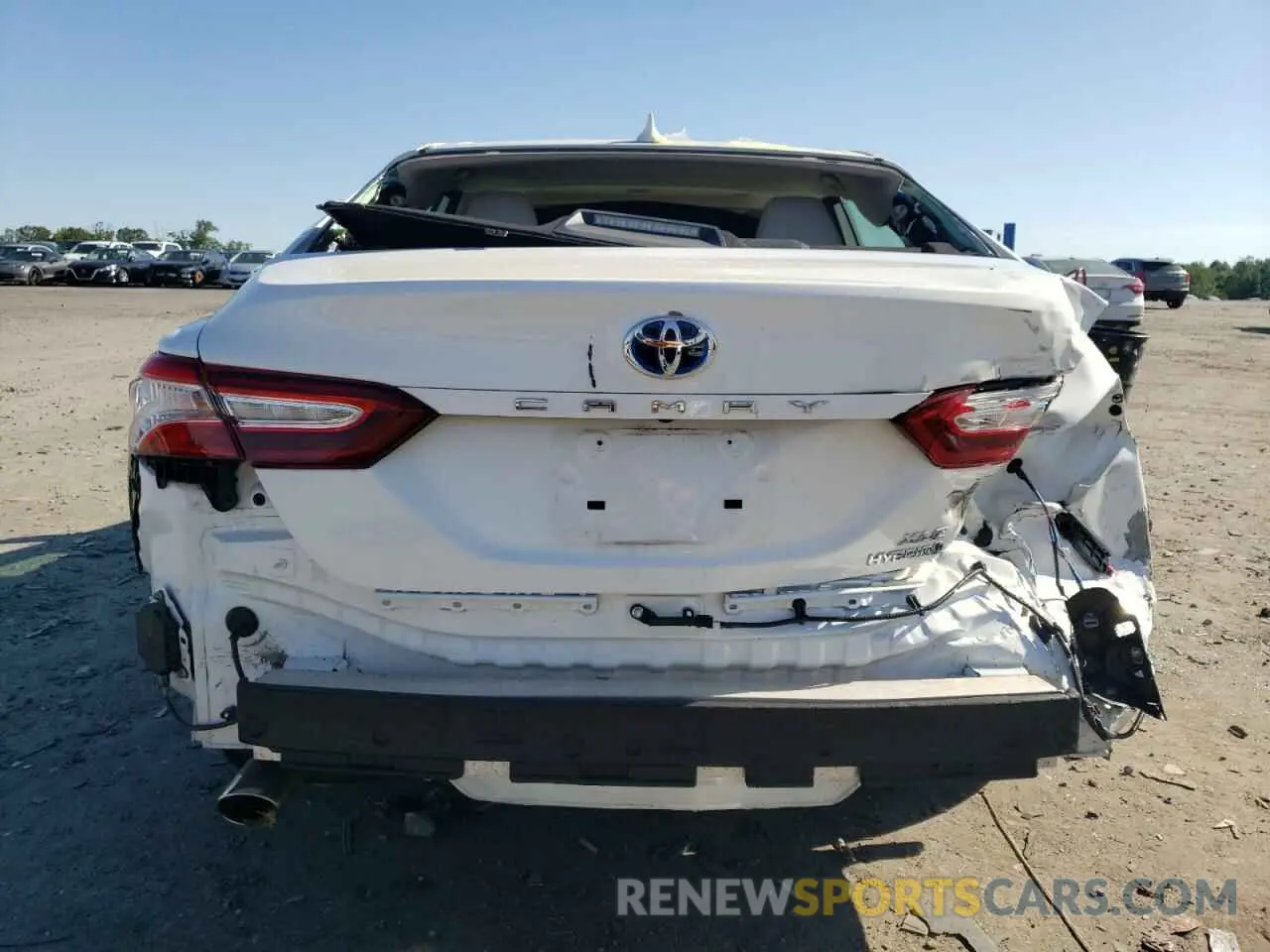 6 fotografías del automóvil dañado 4T1B21HK0KU513108 TOYOTA CAMRY 2019