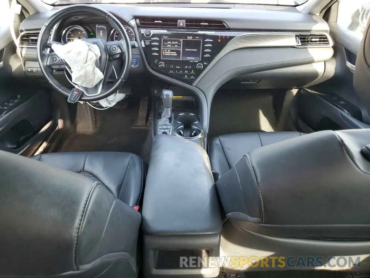 8 fotografías del automóvil dañado 4T1B21HK1KU516390 TOYOTA CAMRY 2019