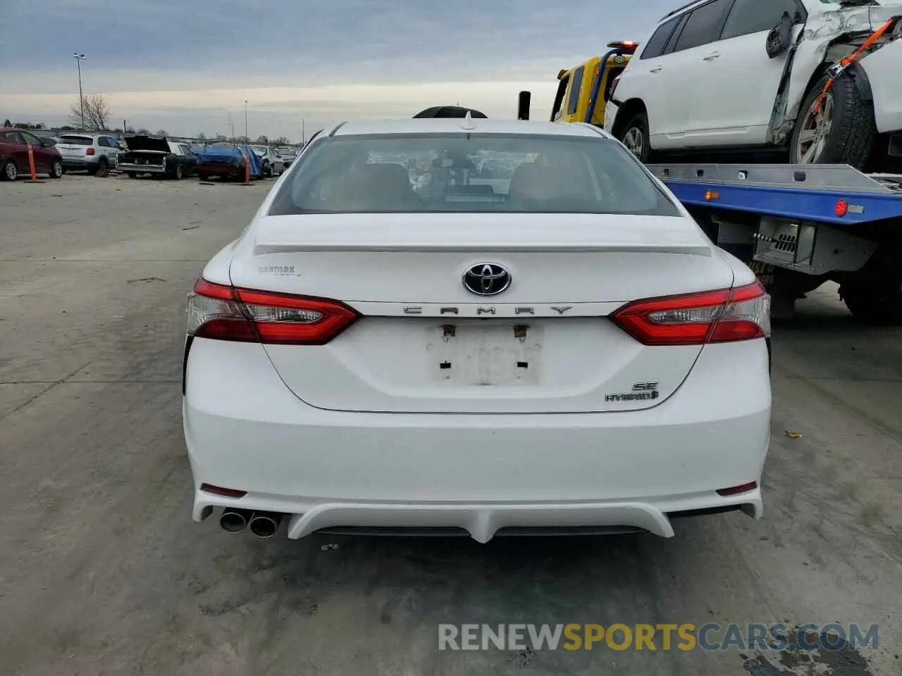 6 fotografías del automóvil dañado 4T1B21HK3KU011418 TOYOTA CAMRY 2019