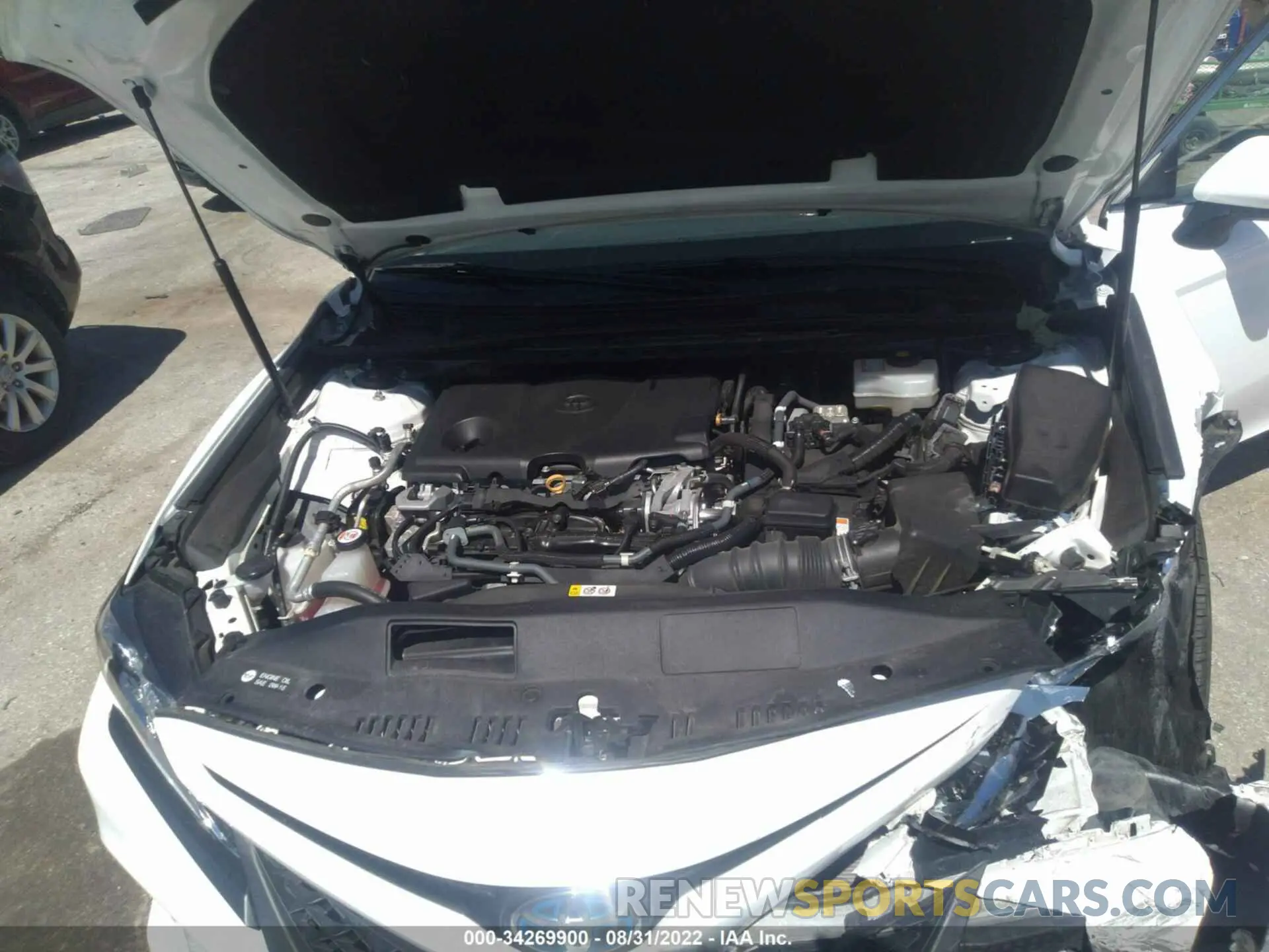 10 fotografías del automóvil dañado 4T1B21HK7KU519164 TOYOTA CAMRY 2019