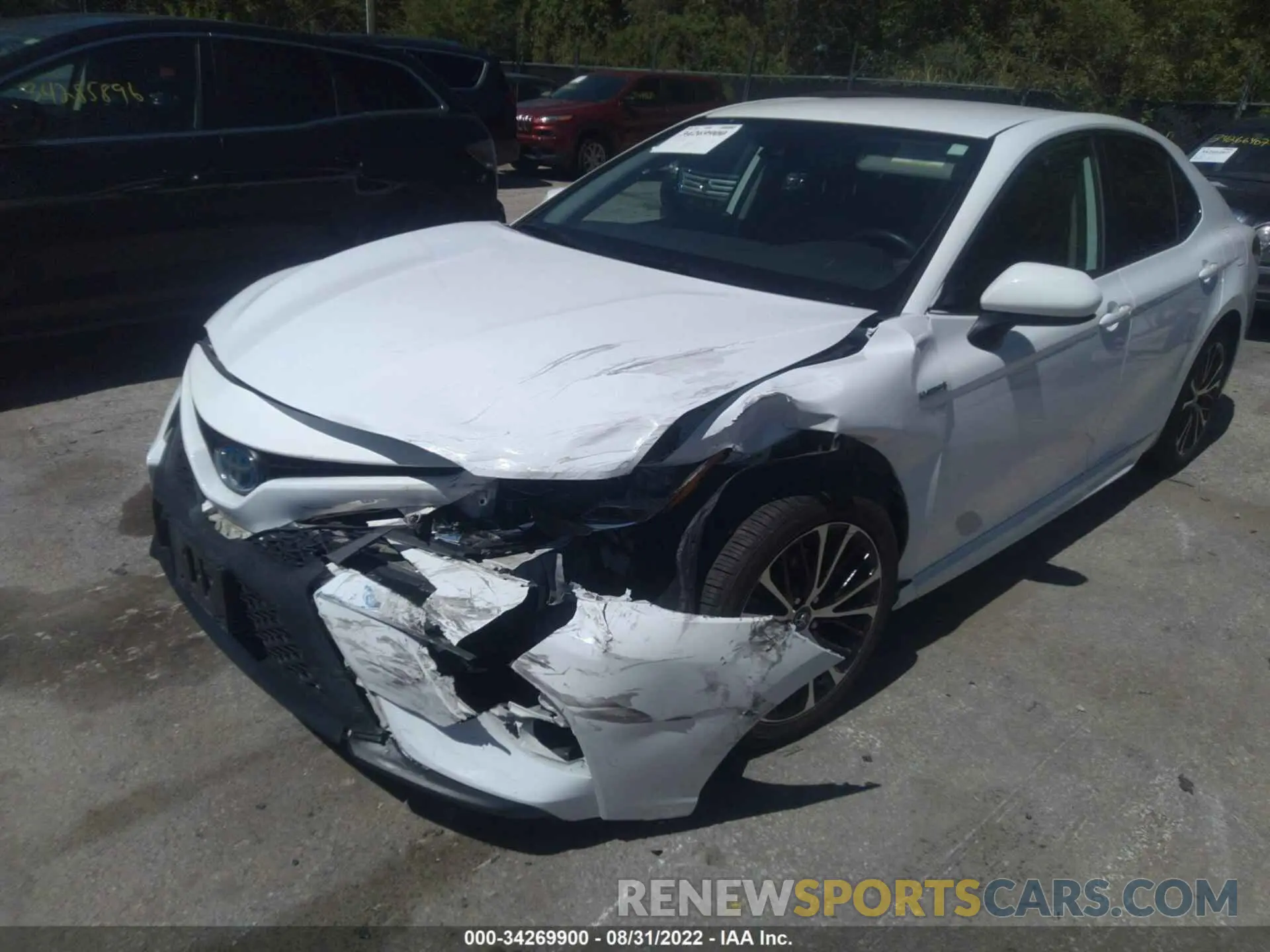 6 fotografías del automóvil dañado 4T1B21HK7KU519164 TOYOTA CAMRY 2019