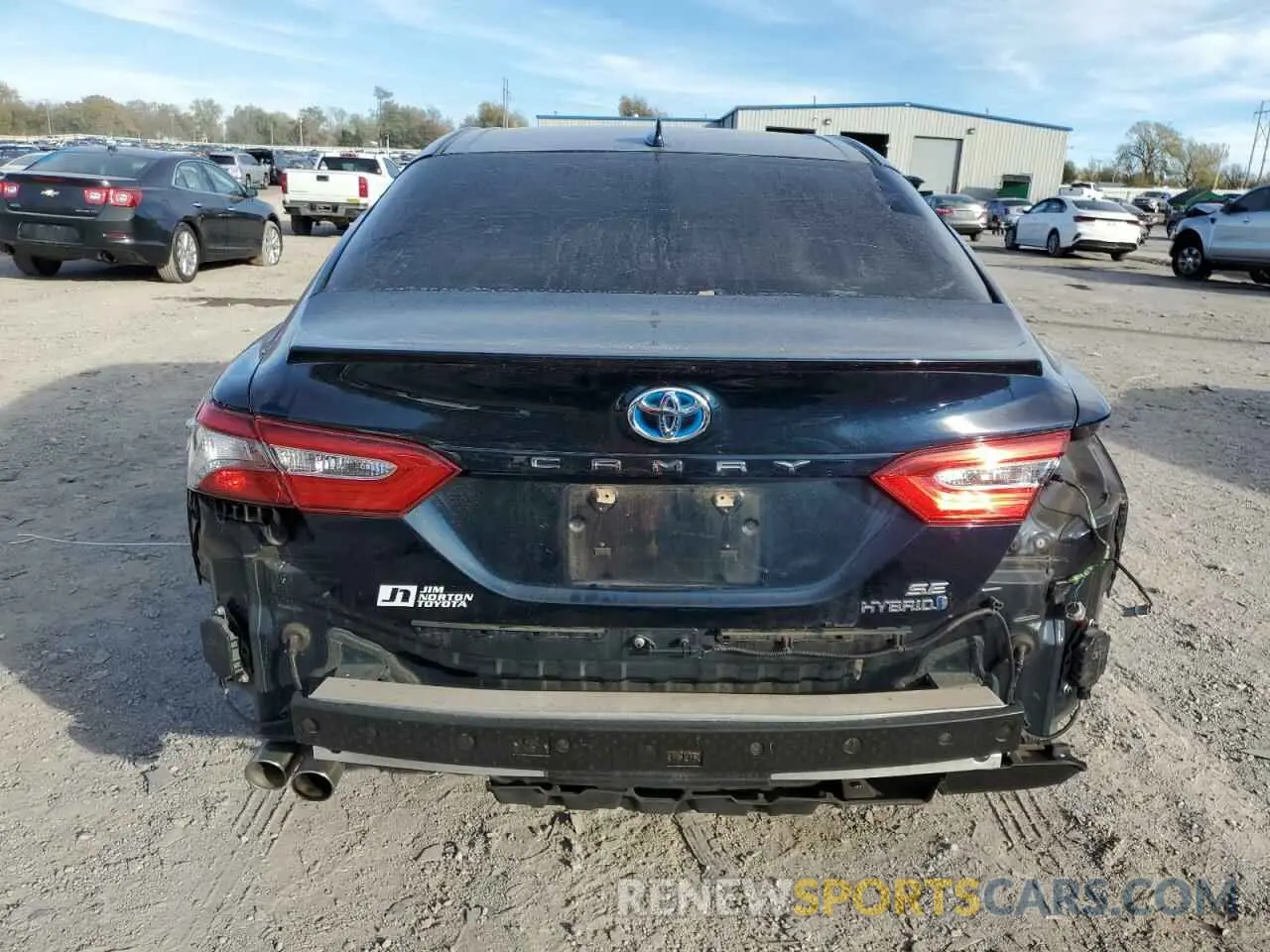 6 fotografías del automóvil dañado 4T1B21HK8KU012841 TOYOTA CAMRY 2019