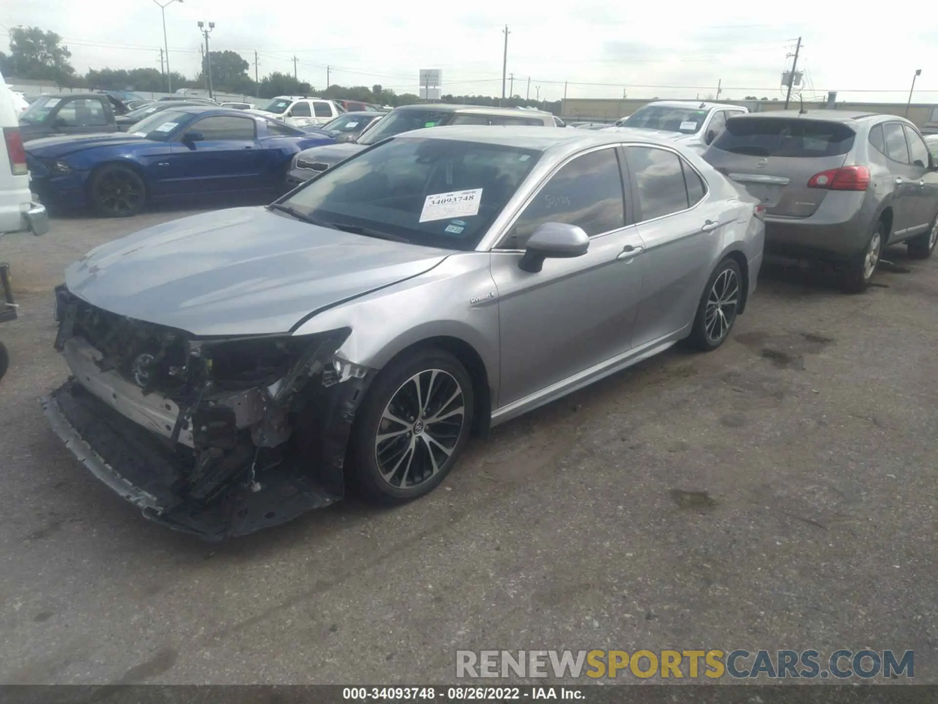 2 fotografías del automóvil dañado 4T1B21HK8KU515351 TOYOTA CAMRY 2019