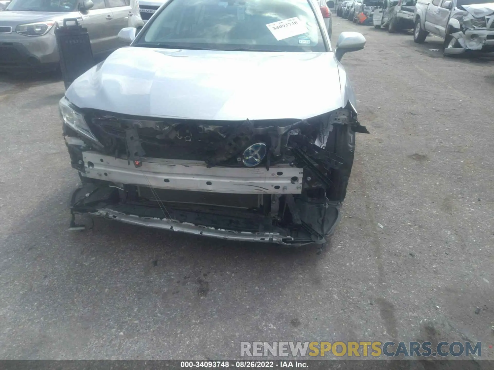 6 fotografías del automóvil dañado 4T1B21HK8KU515351 TOYOTA CAMRY 2019