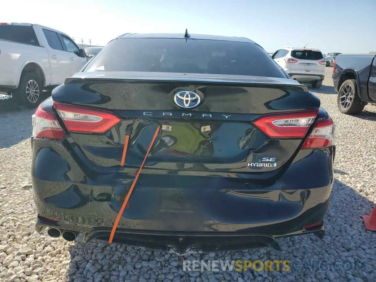6 fotografías del automóvil dañado 4T1B21HK8KU521392 TOYOTA CAMRY 2019