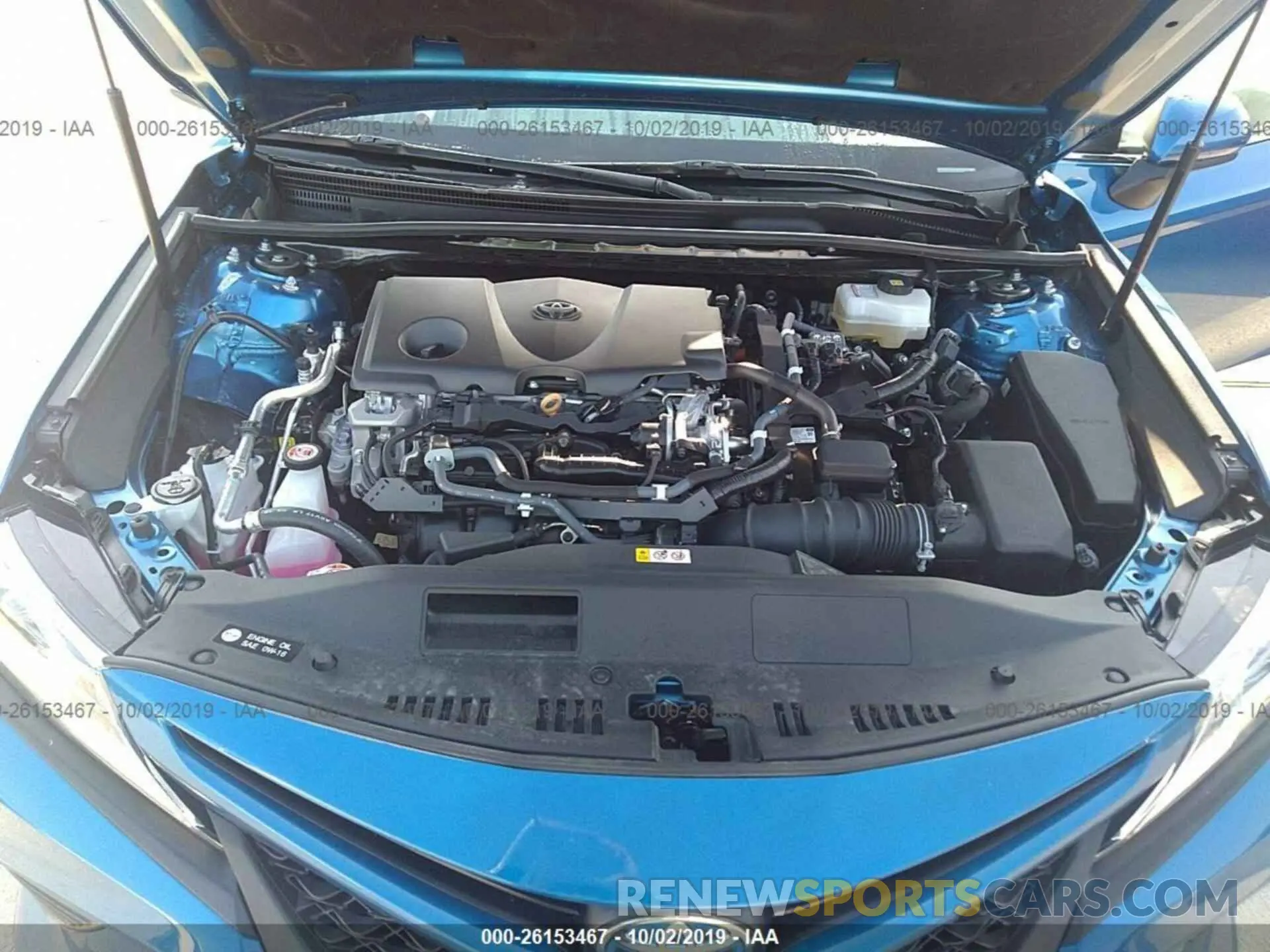 10 fotografías del automóvil dañado 4T1B21HKXKU012050 TOYOTA CAMRY 2019