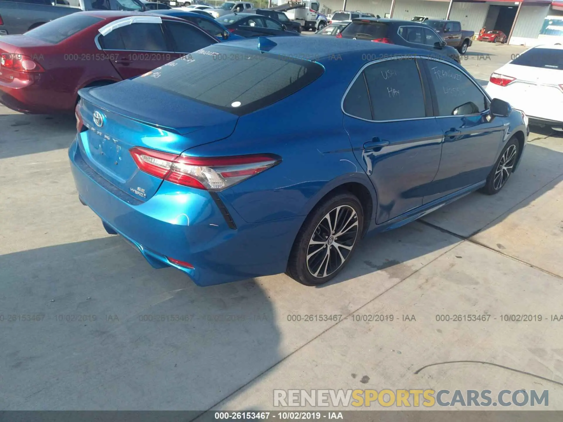4 fotografías del automóvil dañado 4T1B21HKXKU012050 TOYOTA CAMRY 2019