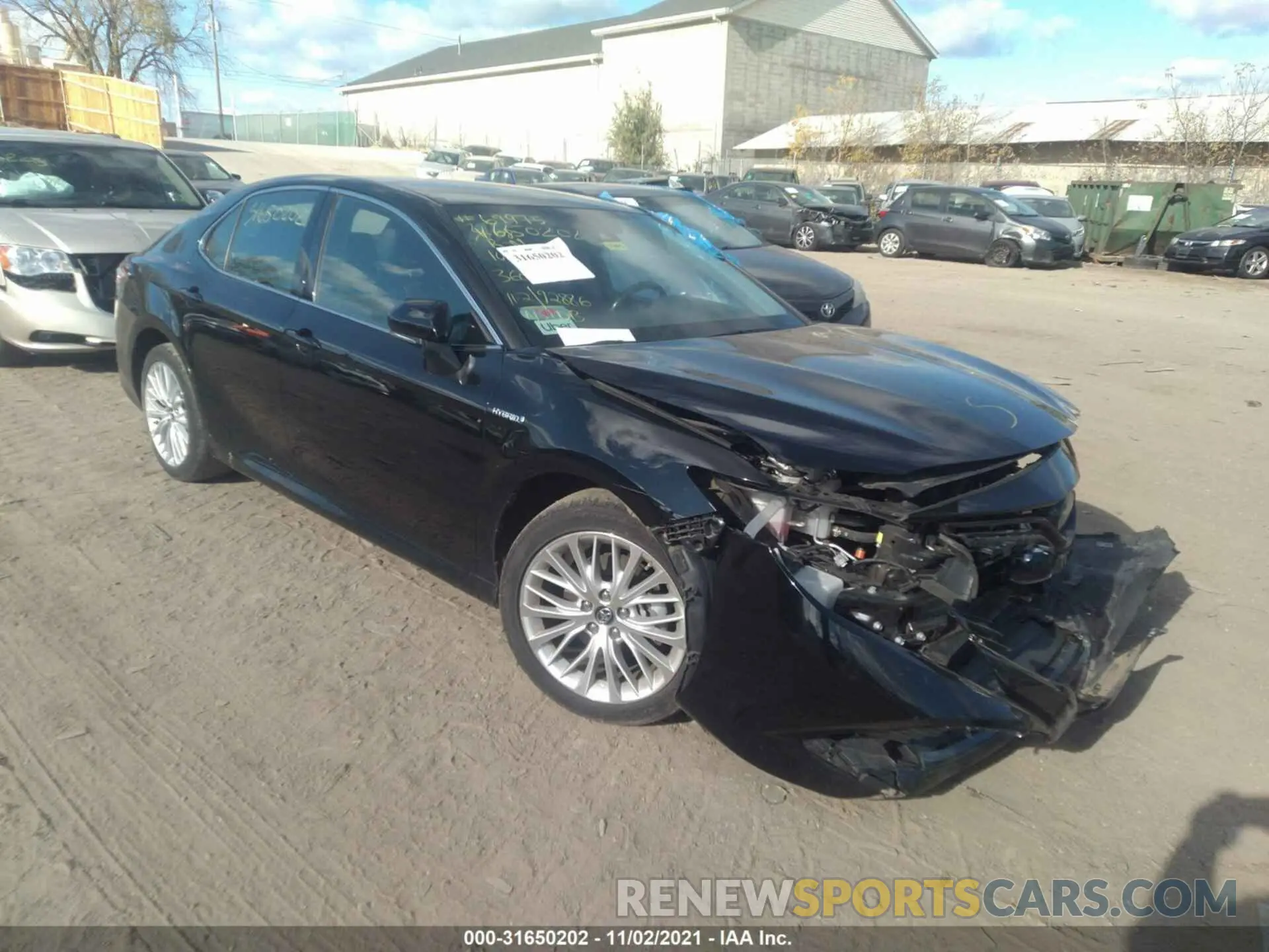 1 fotografías del automóvil dañado 4T1B21HKXKU012758 TOYOTA CAMRY 2019