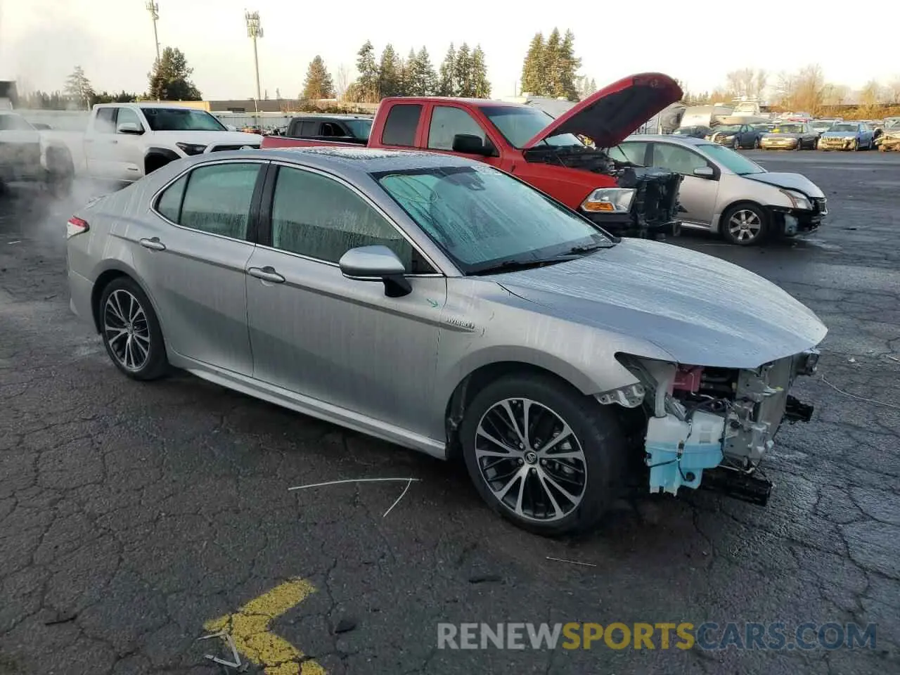 4 fotografías del automóvil dañado 4T1B21HKXKU516078 TOYOTA CAMRY 2019