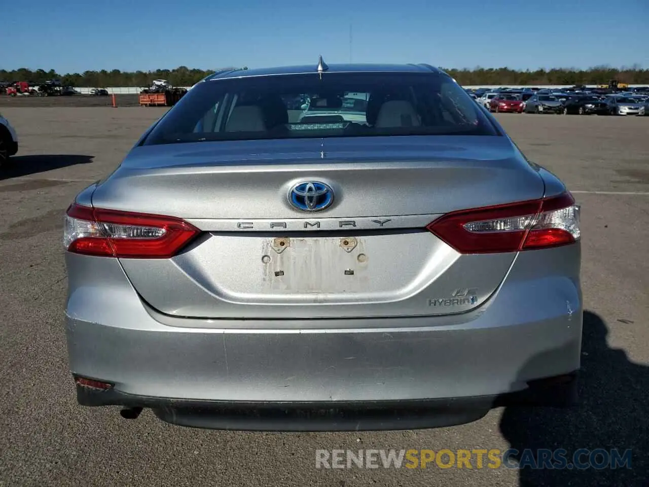 6 fotografías del automóvil dañado 4T1B31HK0KU516250 TOYOTA CAMRY 2019