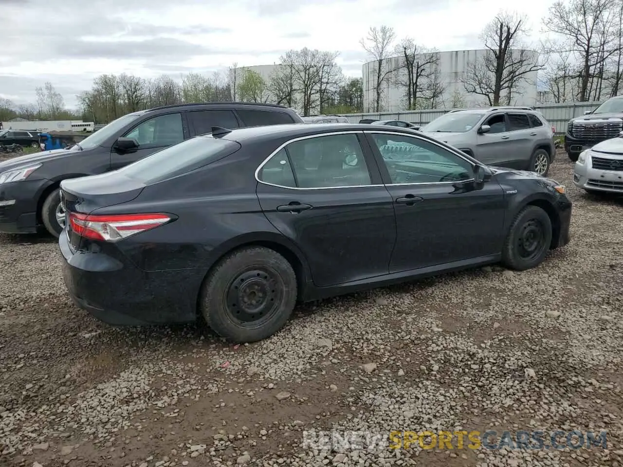 3 fotografías del automóvil dañado 4T1B31HK1KU512465 TOYOTA CAMRY 2019