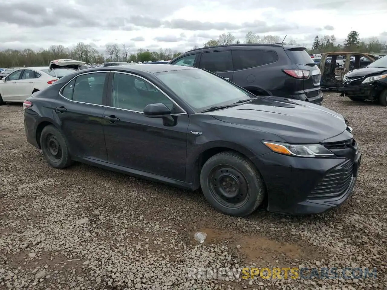 4 fotografías del automóvil dañado 4T1B31HK1KU512465 TOYOTA CAMRY 2019