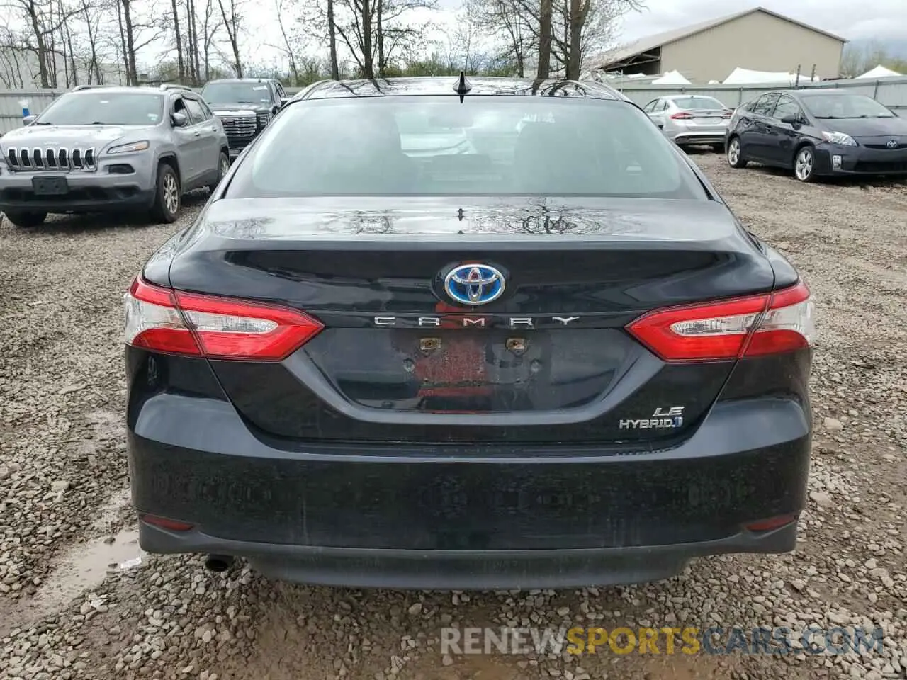 6 fotografías del automóvil dañado 4T1B31HK1KU512465 TOYOTA CAMRY 2019